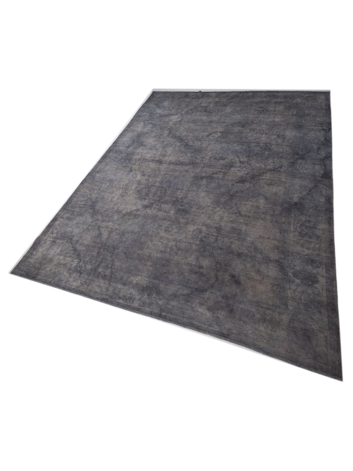 Vintage 110282 Gray 11.10x16.9 Hand Knotted Rug