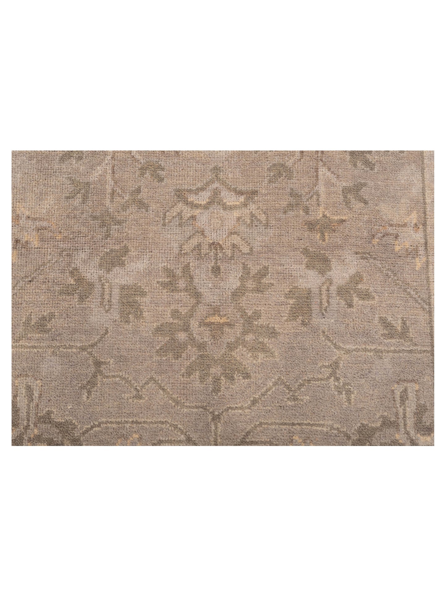 Oushak Shah 119169 Gray 4x6 Hand Knotted Rug