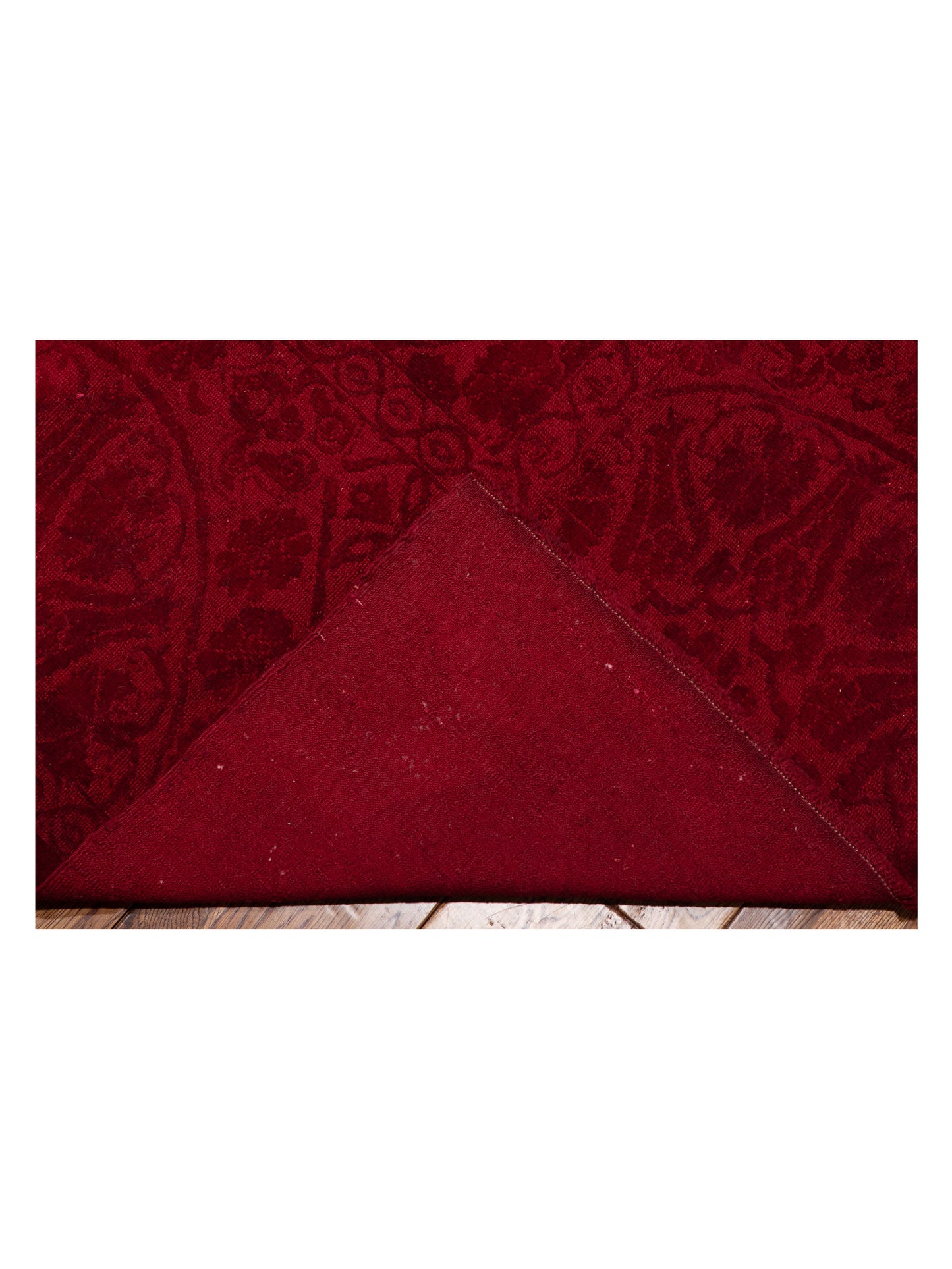 Color Bouquet 108874 Red Red 12x14.10 Hand Knotted Rug
