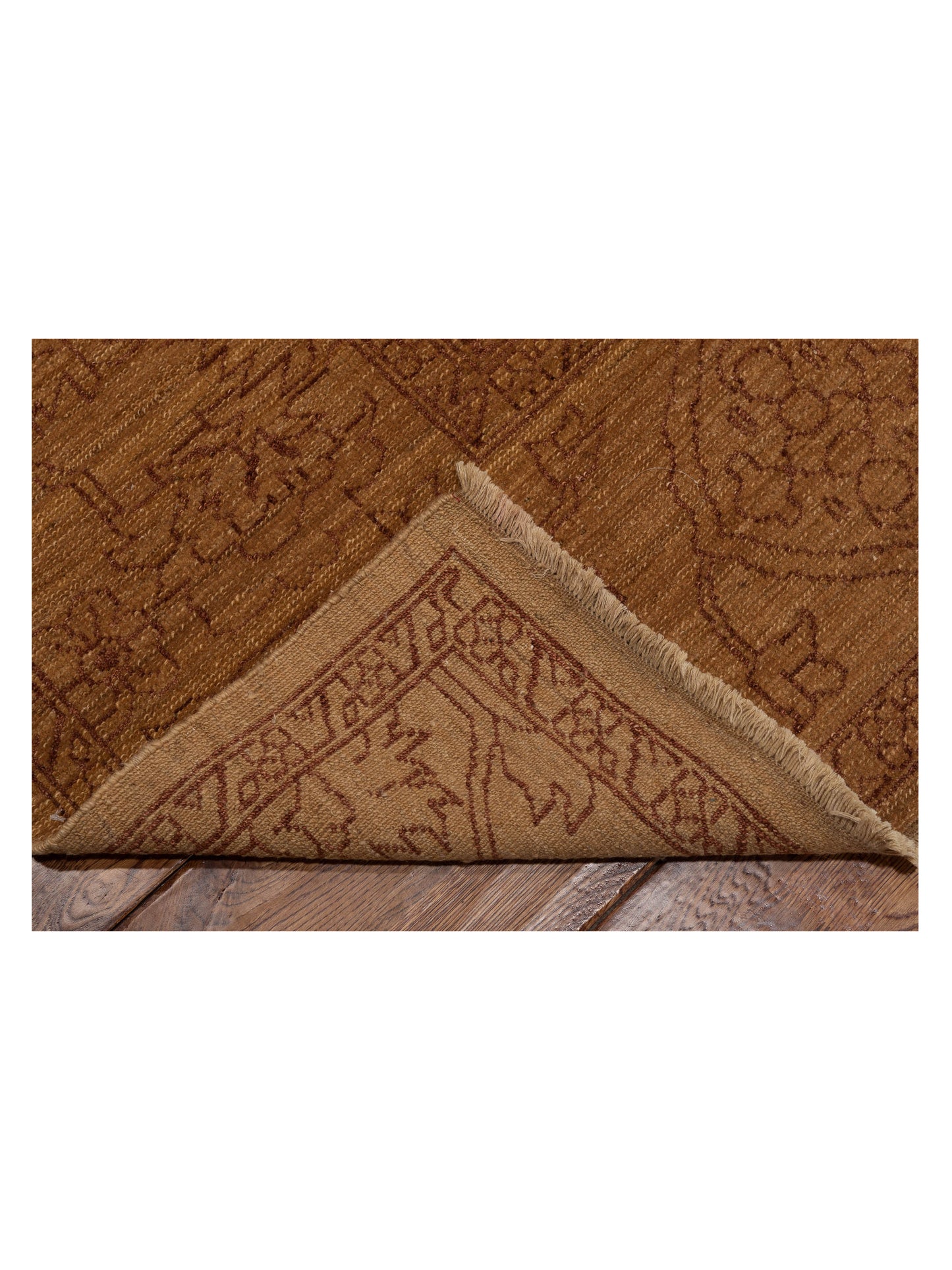 Defne Jade Light Brown Brown 8.2x9.11 Hand Knotted Rug