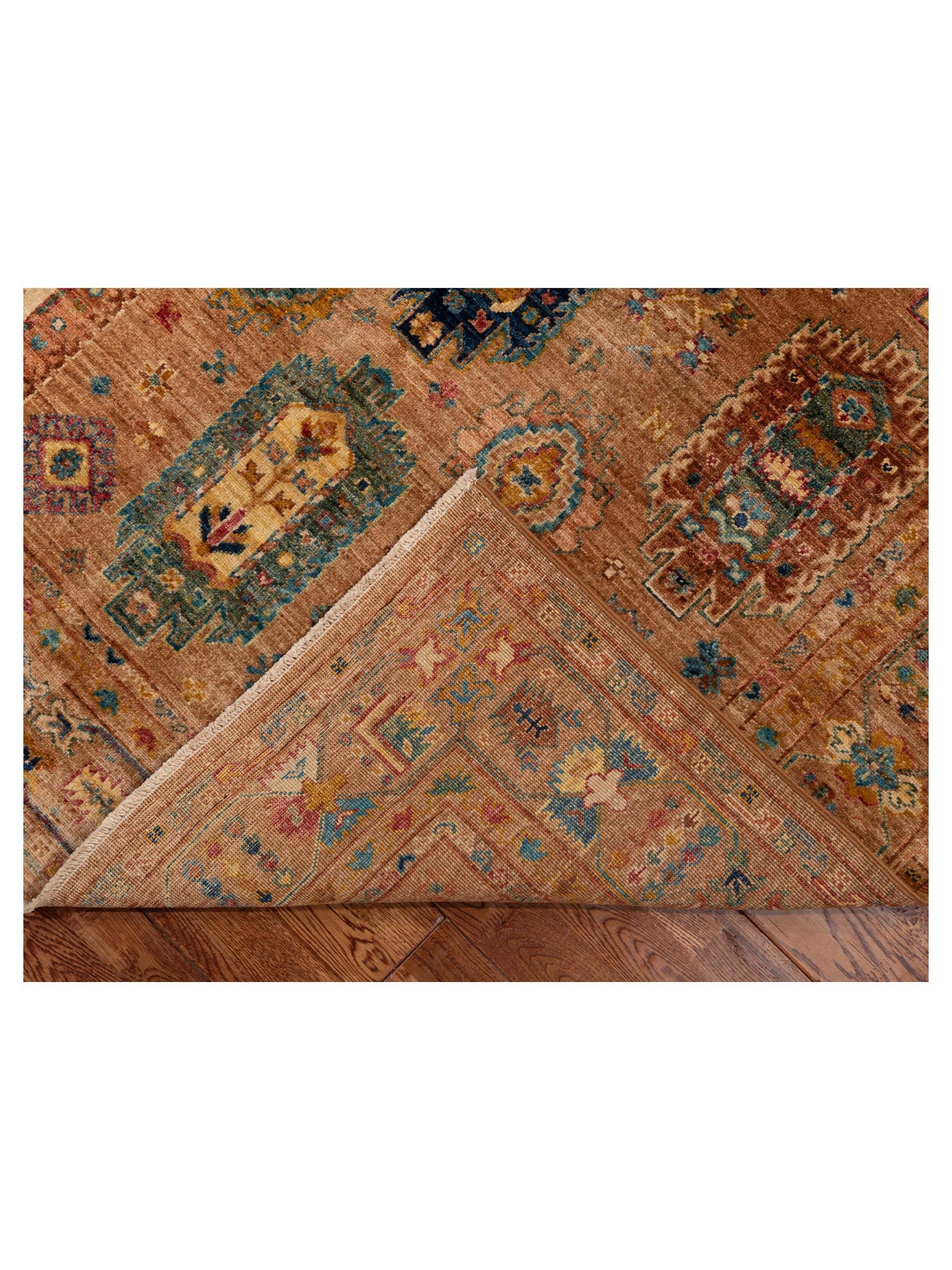 Artisan Kars 152177 Brown Brown 4.11x6.9 Hand Knotted Rug