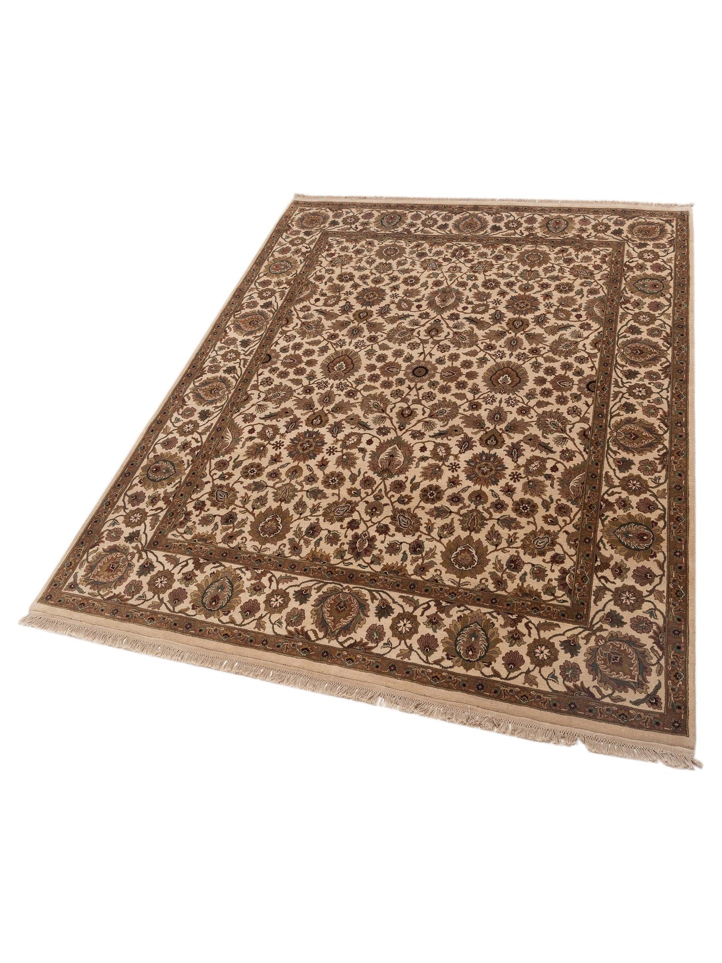 Jahan 98898 Ivory Ivory 8.2x10.1 Hand Knotted Rug