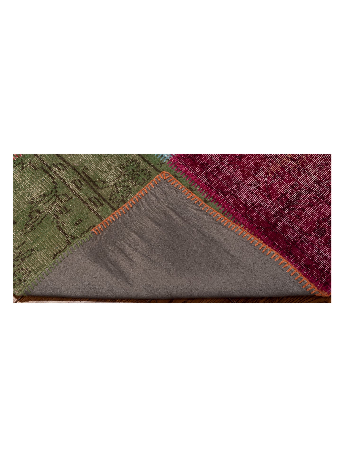 Turkish Vestige Patchwork 131112 Multi 3.4x4.11 Hand Knotted Rug