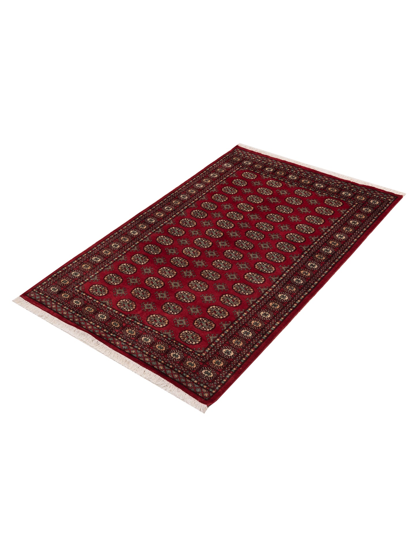 Bokhara 151400 Red Red 5x7.10 Hand Knotted Rug