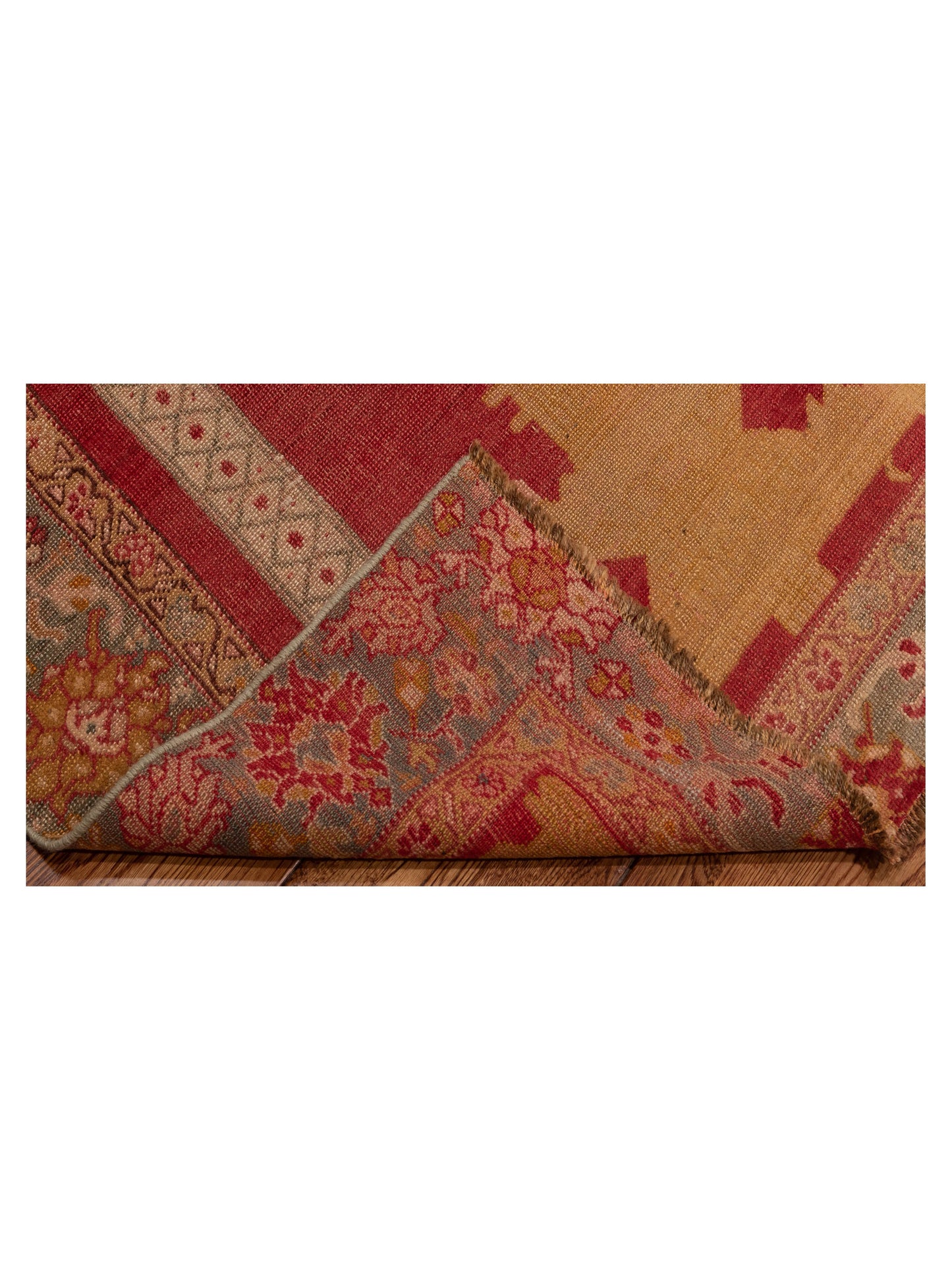 Old Anatolian 146700 Red Sage Green 3.10x5.10 Hand Knotted Rug