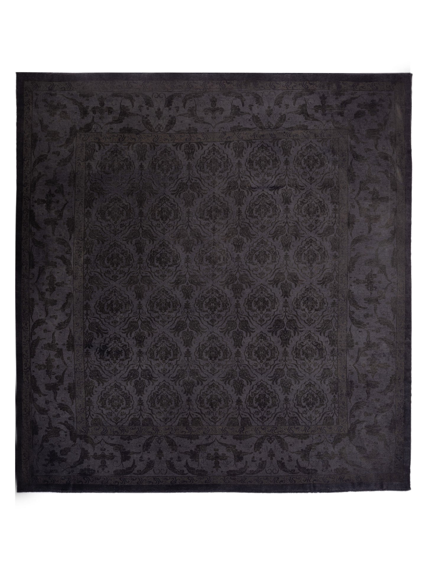 Pasha Color Bouquet  Charcoal Charcoal Transitional
