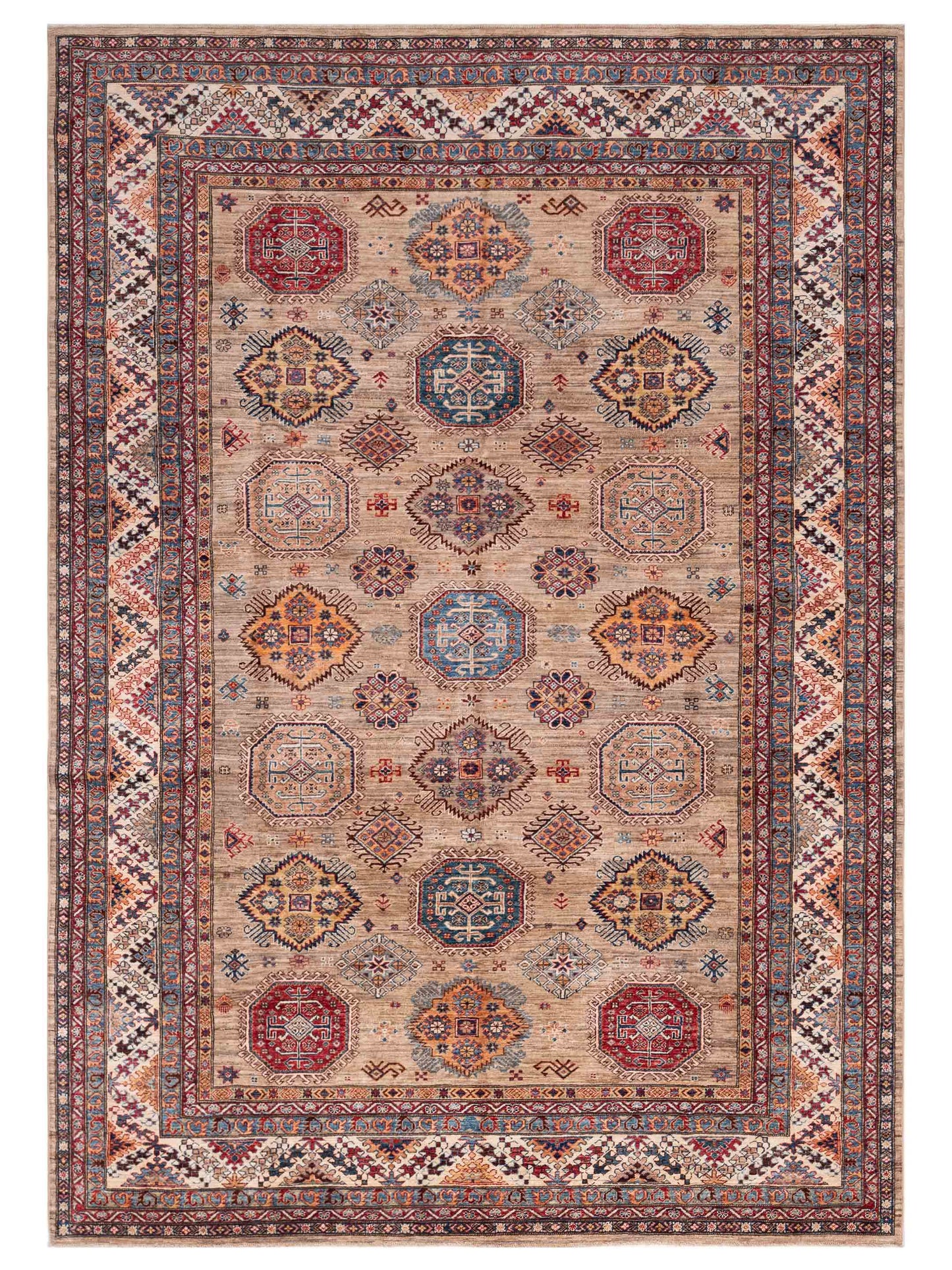Nomad Super Kazak  Beige Ivory 