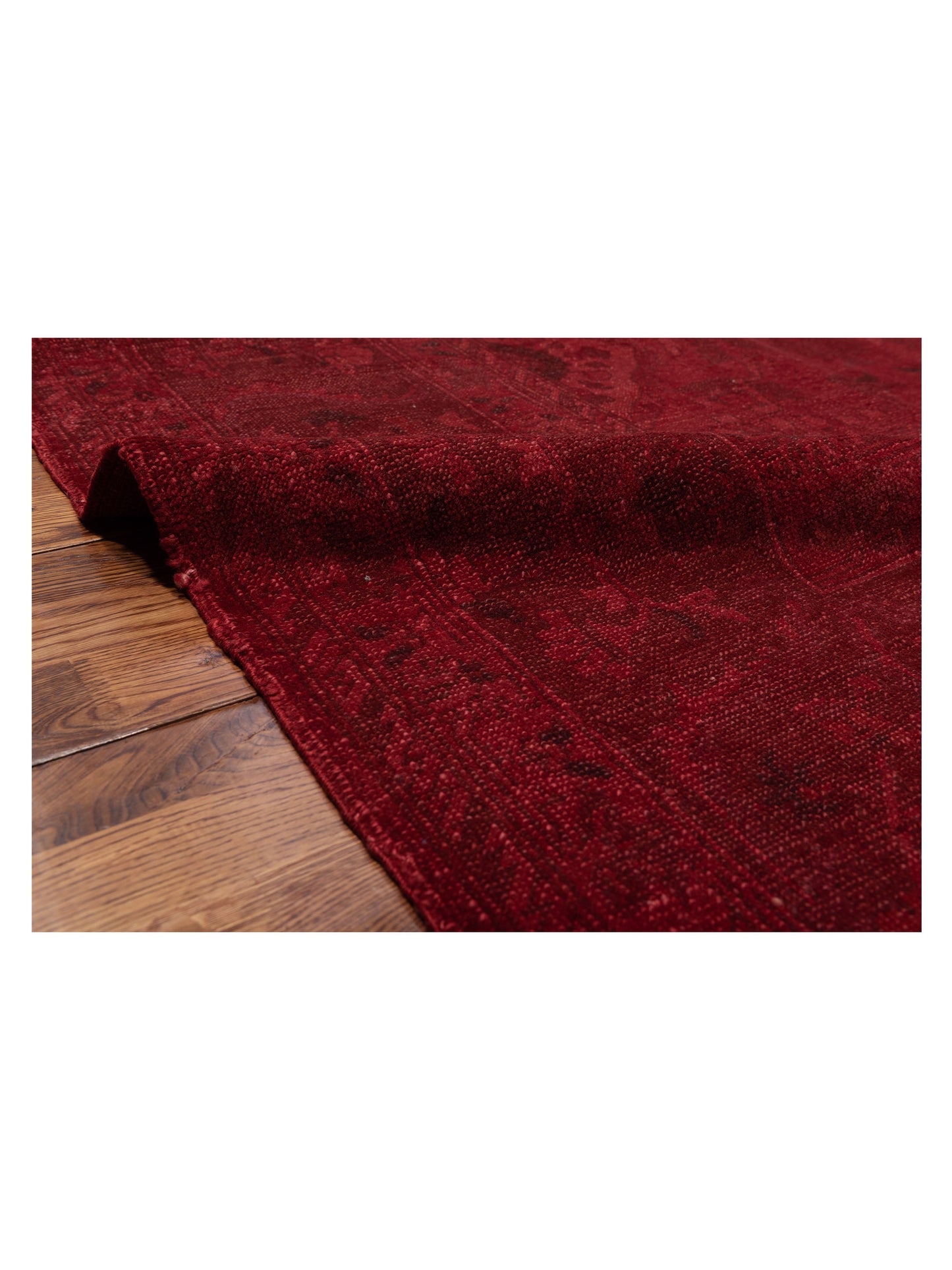 Vintage 78876 Red 9.1x12.10 Hand Knotted Rug