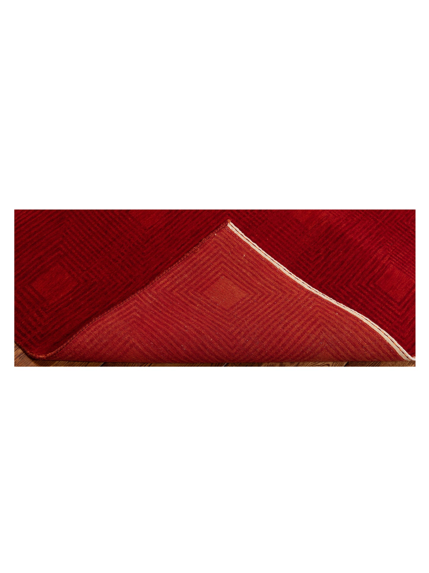 Loribaft 108470 Red 7.9x9.7 Hand Knotted Rug