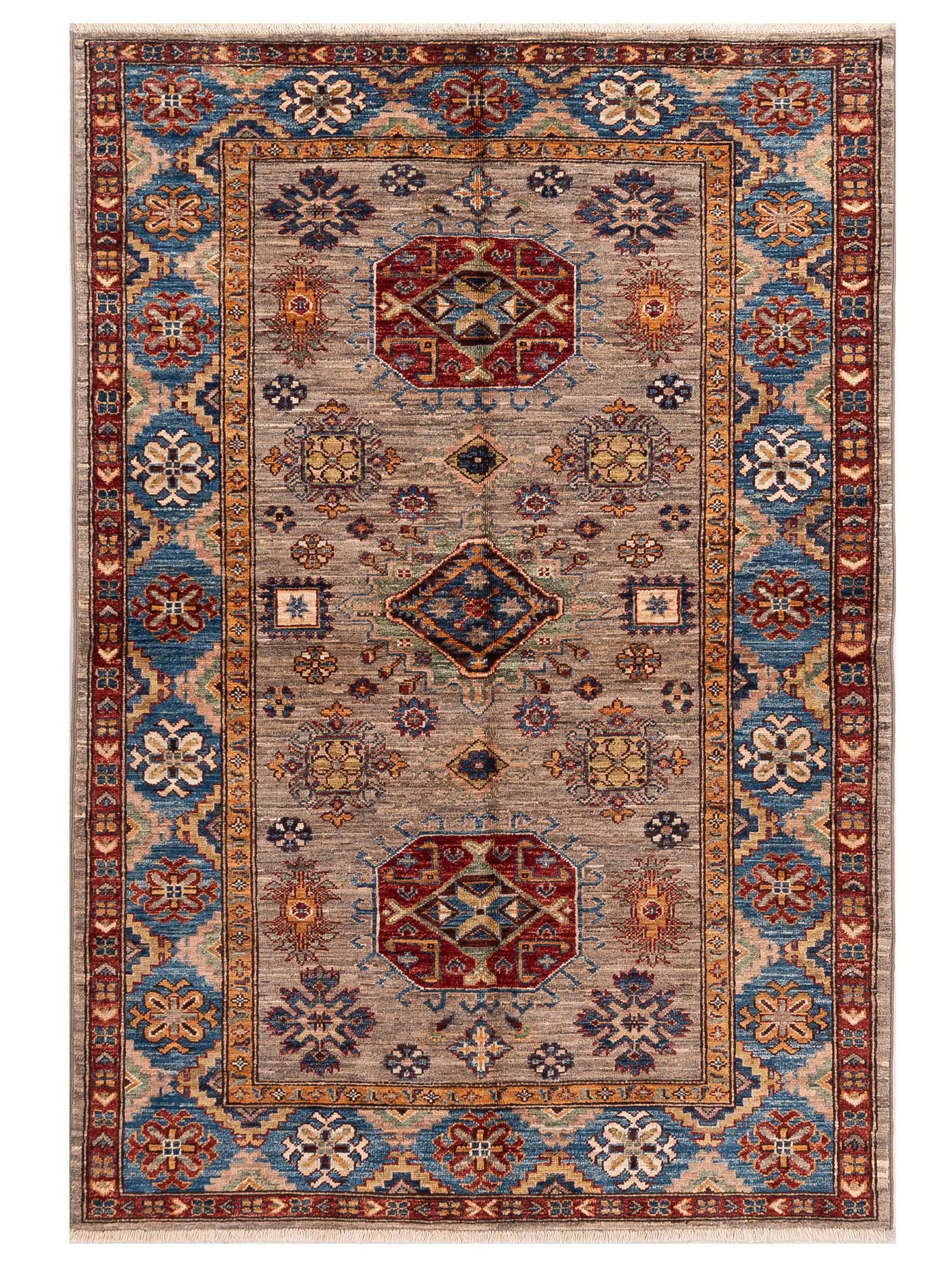 Nomad Super Kazak  Gray Blue Tribal