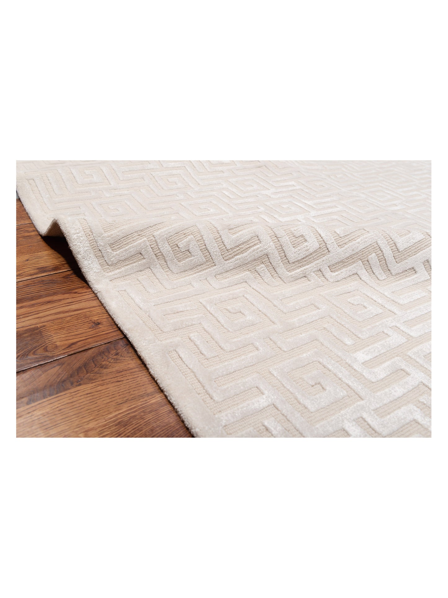 Tibetino 126638 Ivory 8.1x9.10 Hand Knotted Rug