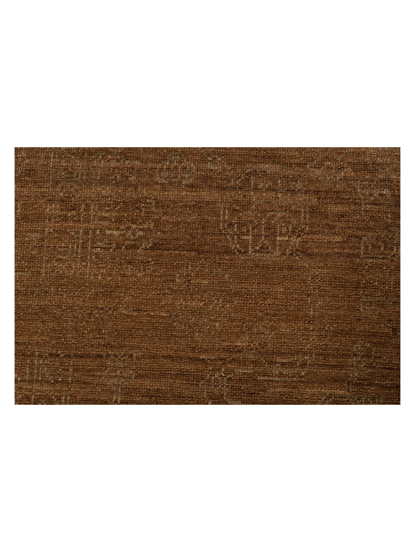 Defne Emerald Brown Green 6x8.11 Hand Knotted Rug