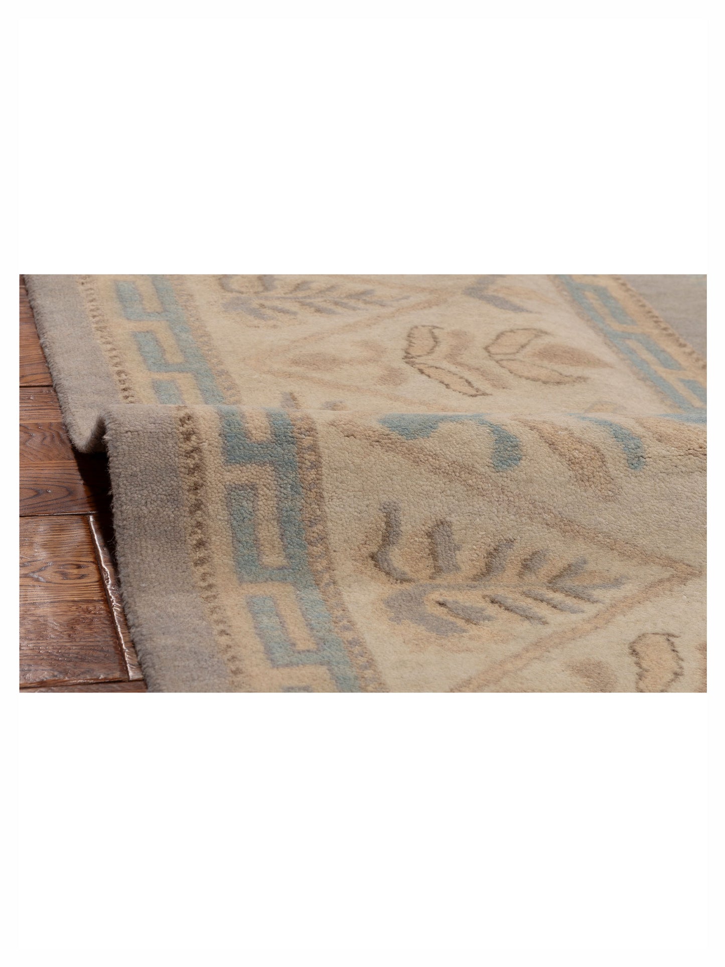 Stella 124409 Gray Ivory 10.3x14.6 Hand Knotted Rug