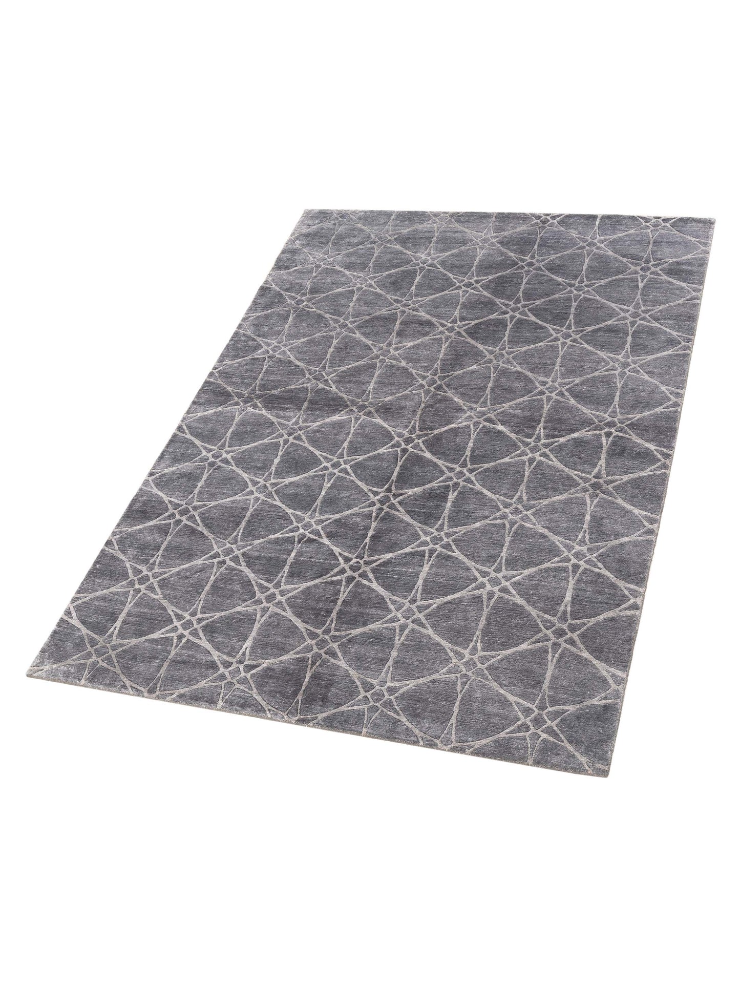 Tibetino 120496 Gray Gray 6.1x9 Hand Knotted Rug