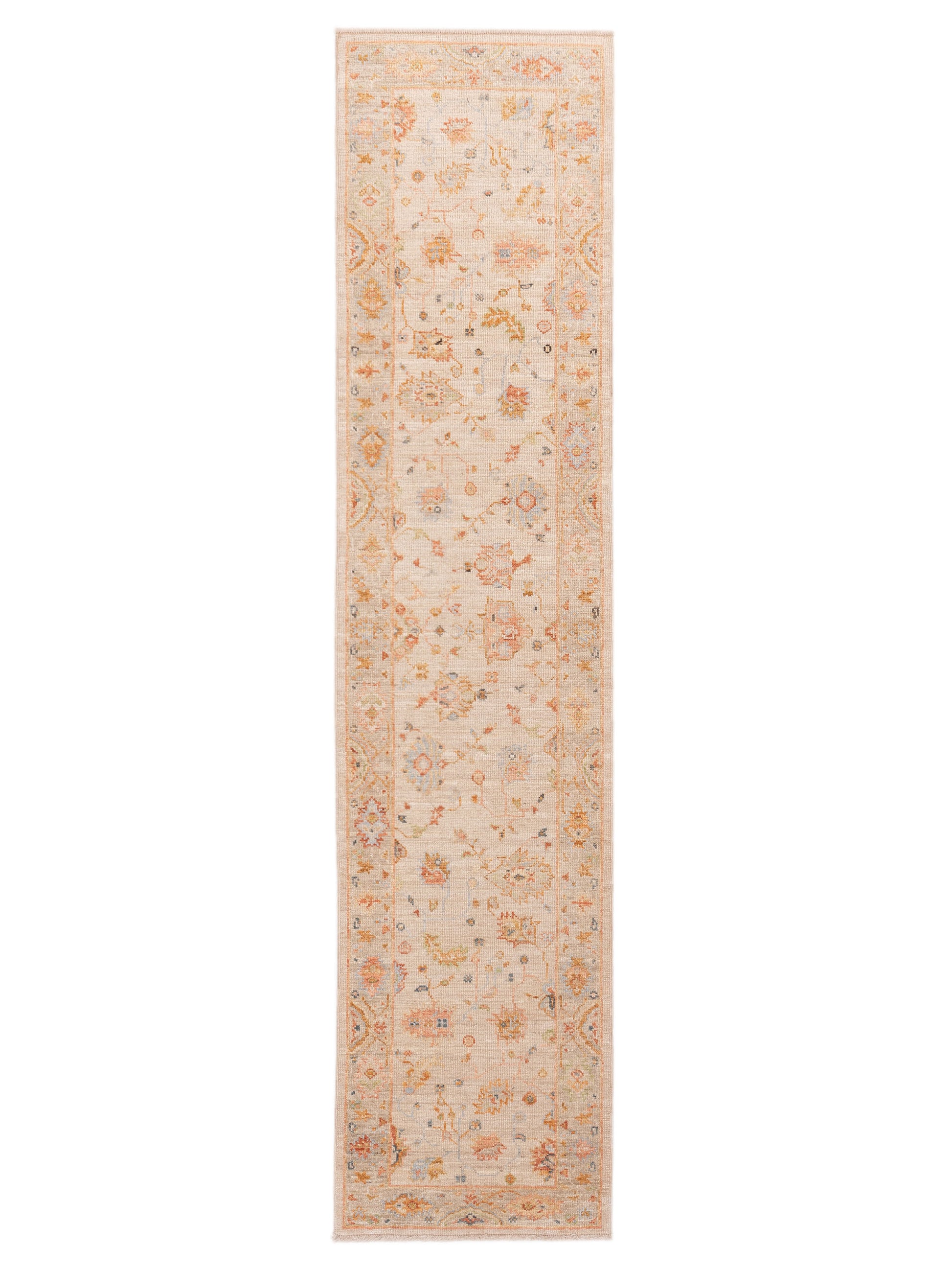 Anadol Angora Oushak  Ivory Silver Traditional