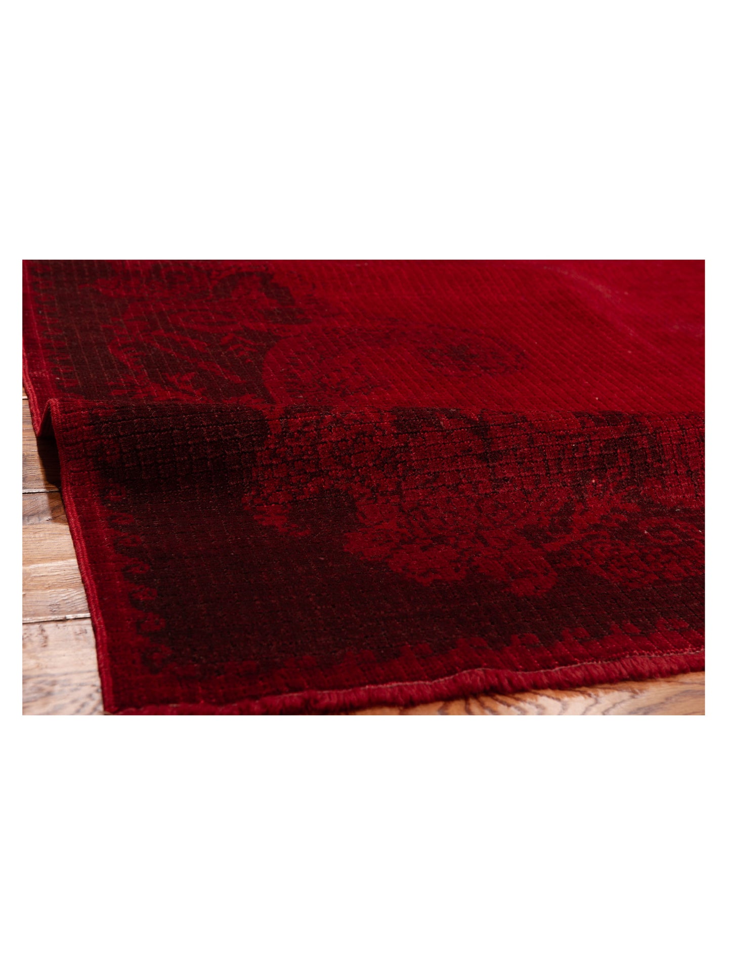 Vintage 108993 Red 6.10x9 Hand Knotted Rug