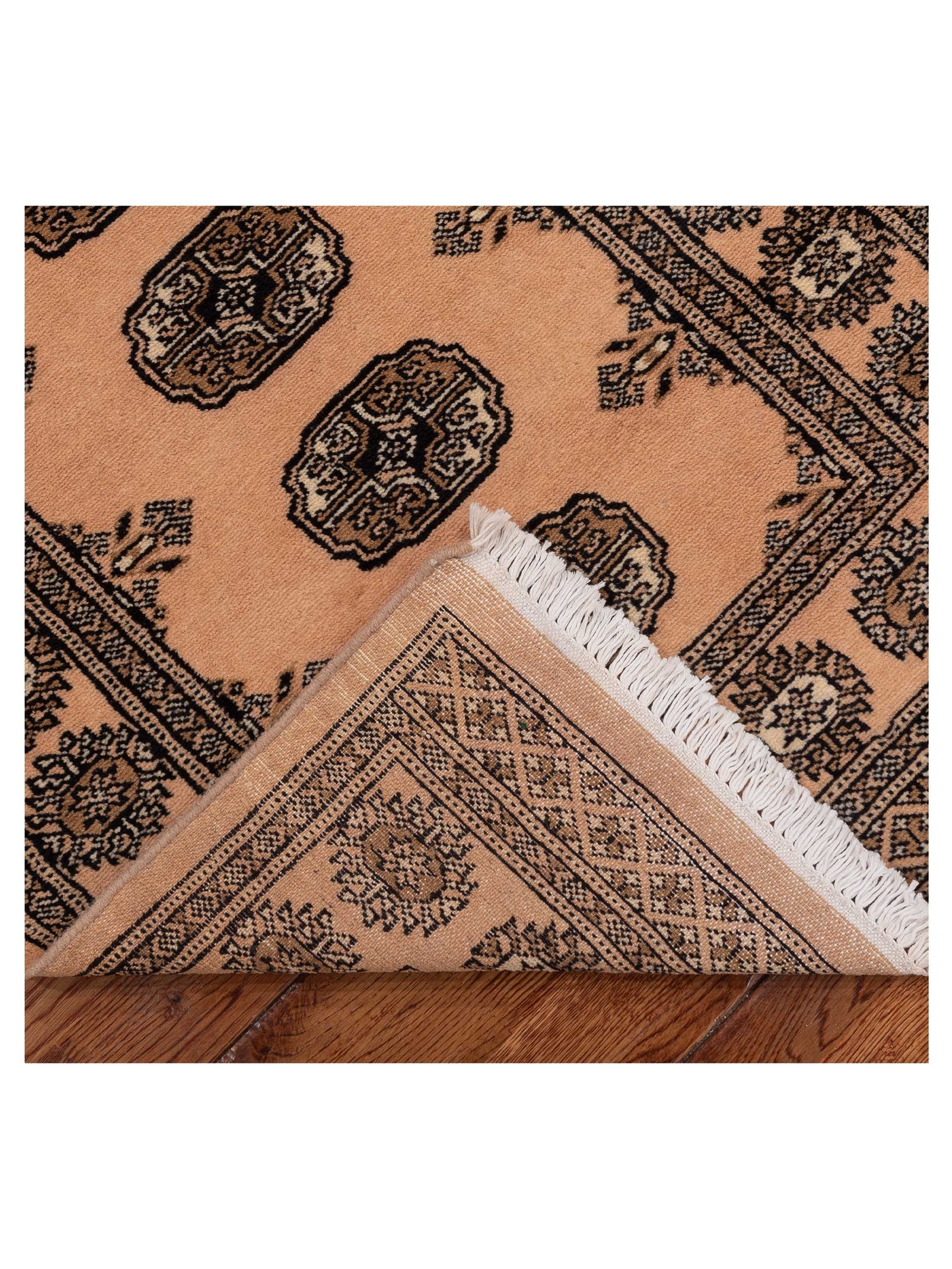 Bokhara 153444 Beige Beige 2.7x10 Hand Knotted Rug