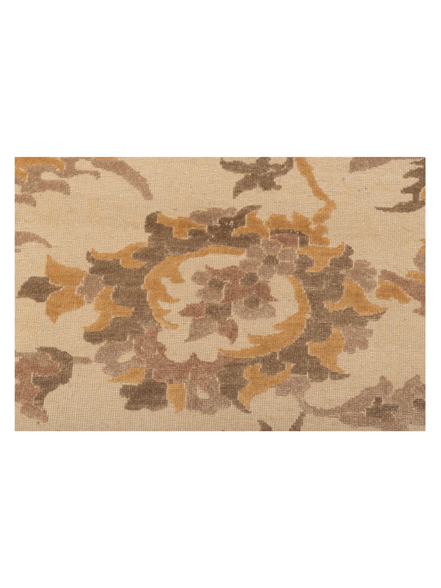 Antique Loom 117169 Ivory Gold 8.2x9.11 Hand Knotted Rug