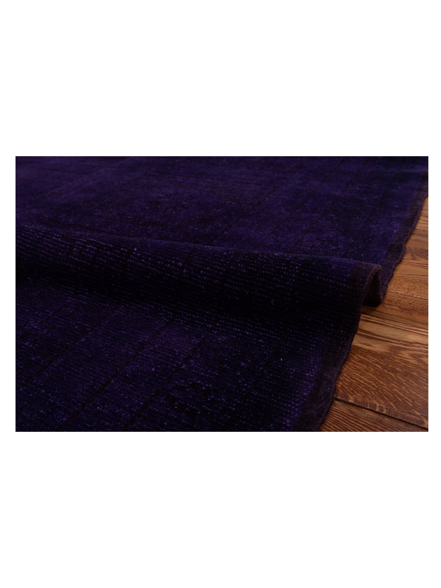 Vintage 107455 Purple 4.3x6.11 Hand Knotted Rug