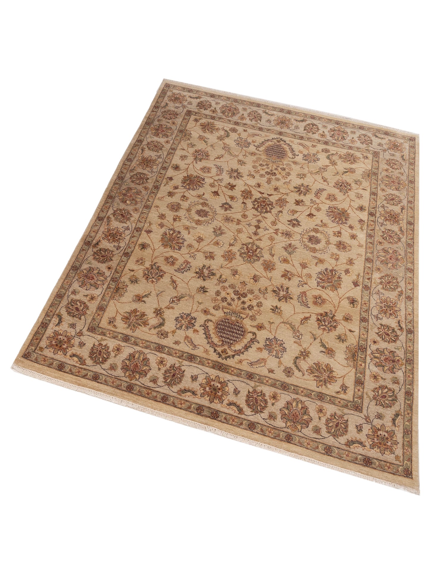 Royal 88084 Ivory Beige 8.2x10.4 Hand Knotted Rug