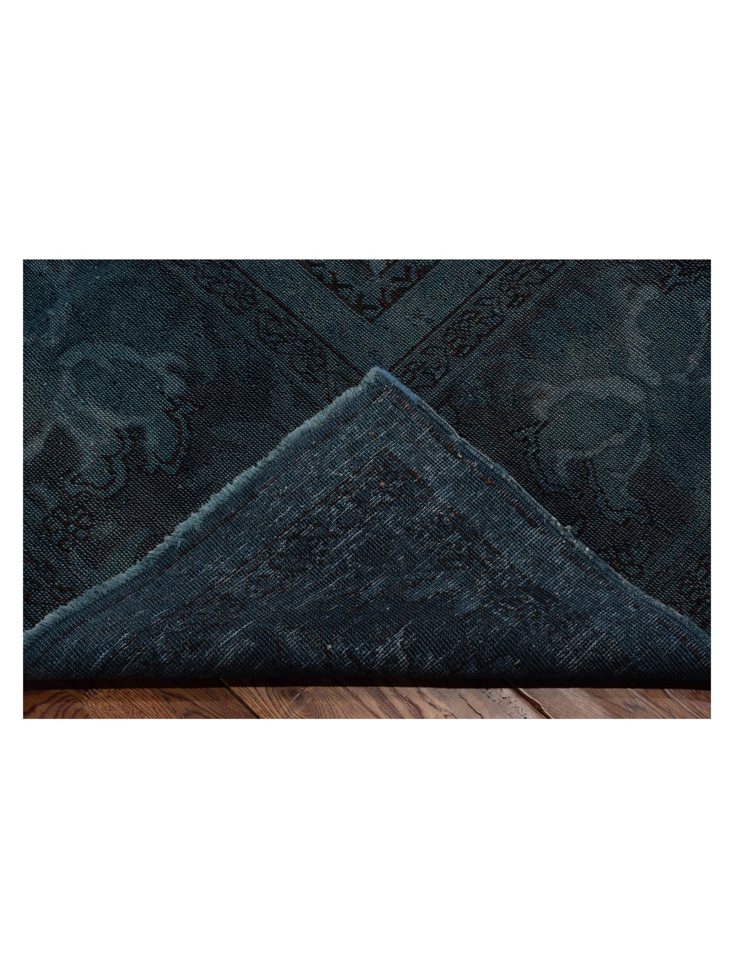 Vintage 68355 Navy 10.7x13.10 Hand Knotted Rug