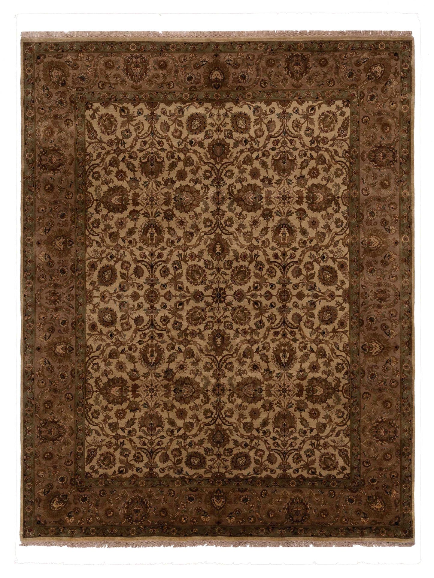 Rajpur Crown  Ivory Brown Transitional