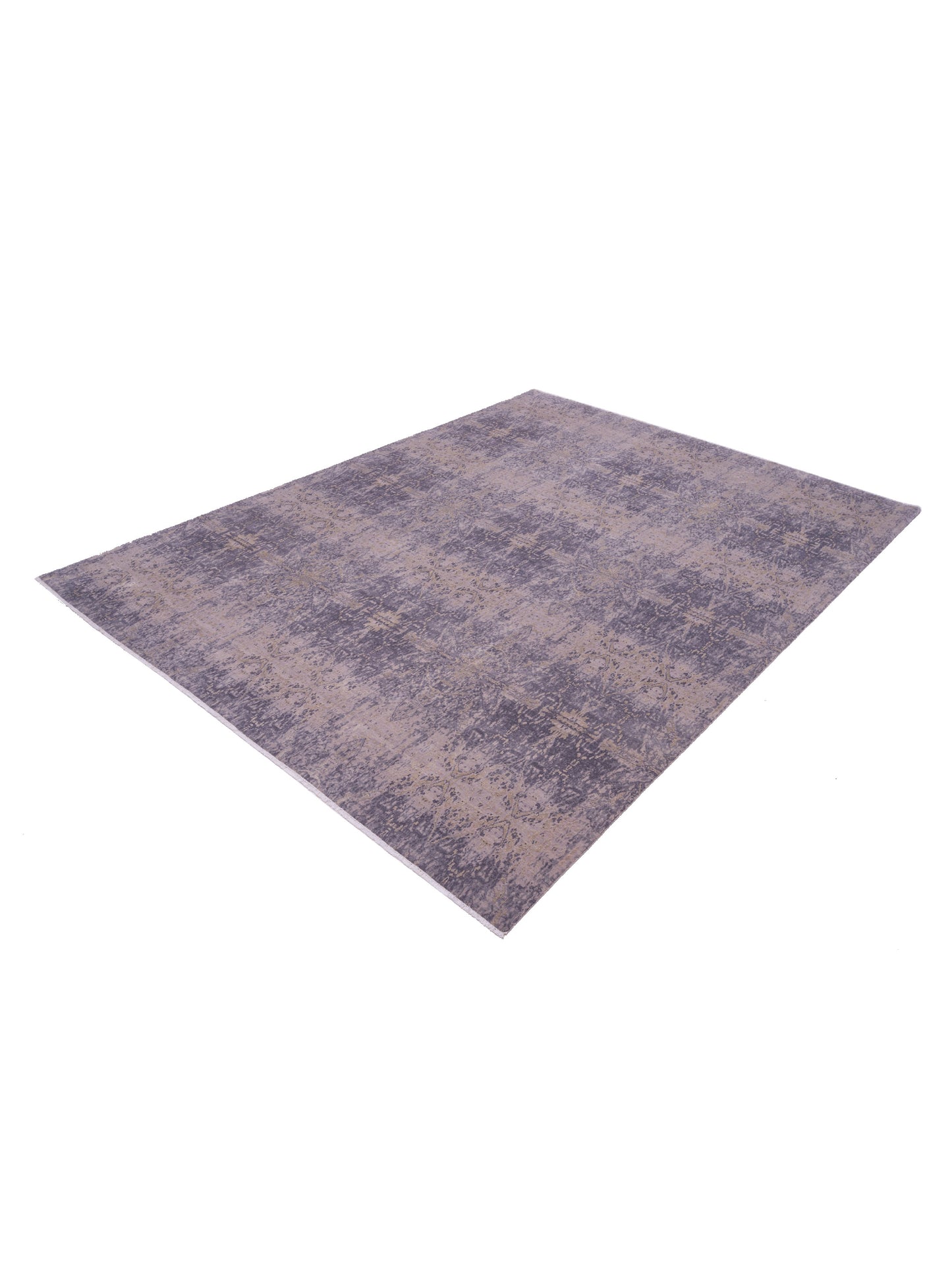 Mastersilk 127404 Gray Gray 9.1x12.2 Hand Knotted Rug