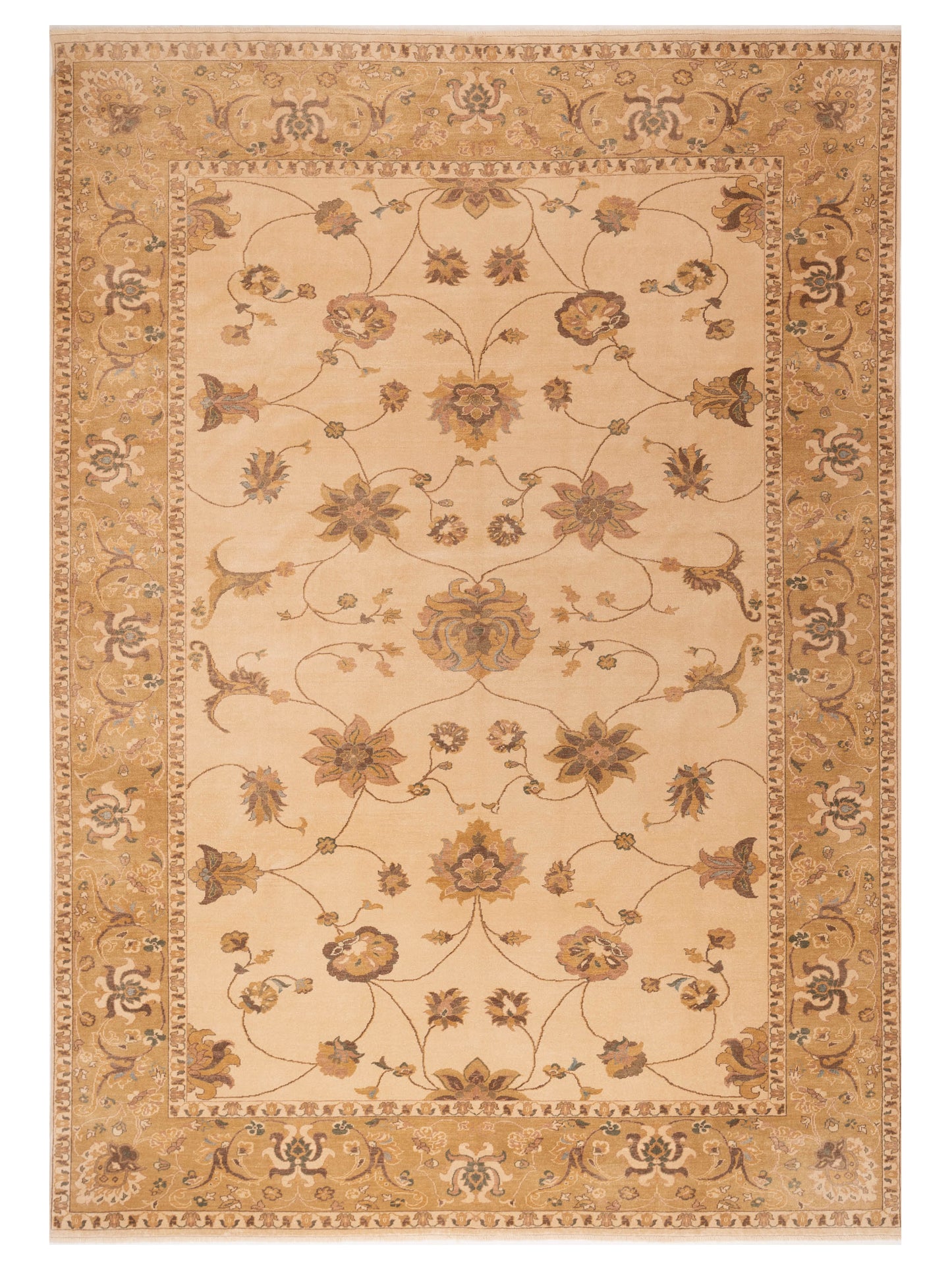 Pasha Antique Loom  Ivory Gold Transitional
