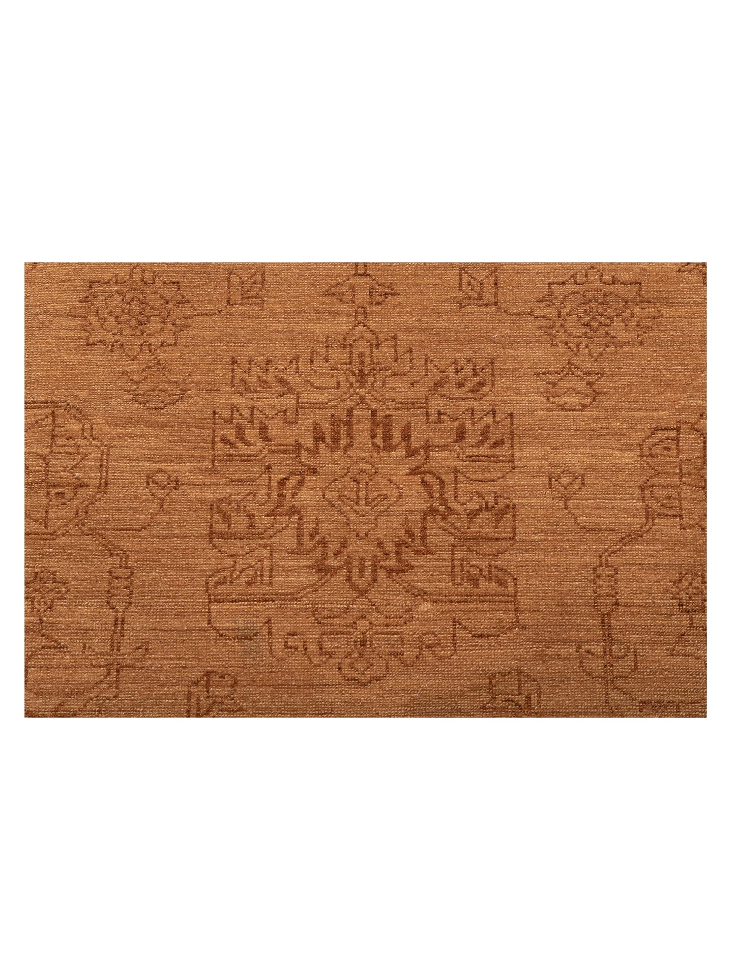 Defne Emerald Gold Copper 9.2x11.10 Hand Knotted Rug