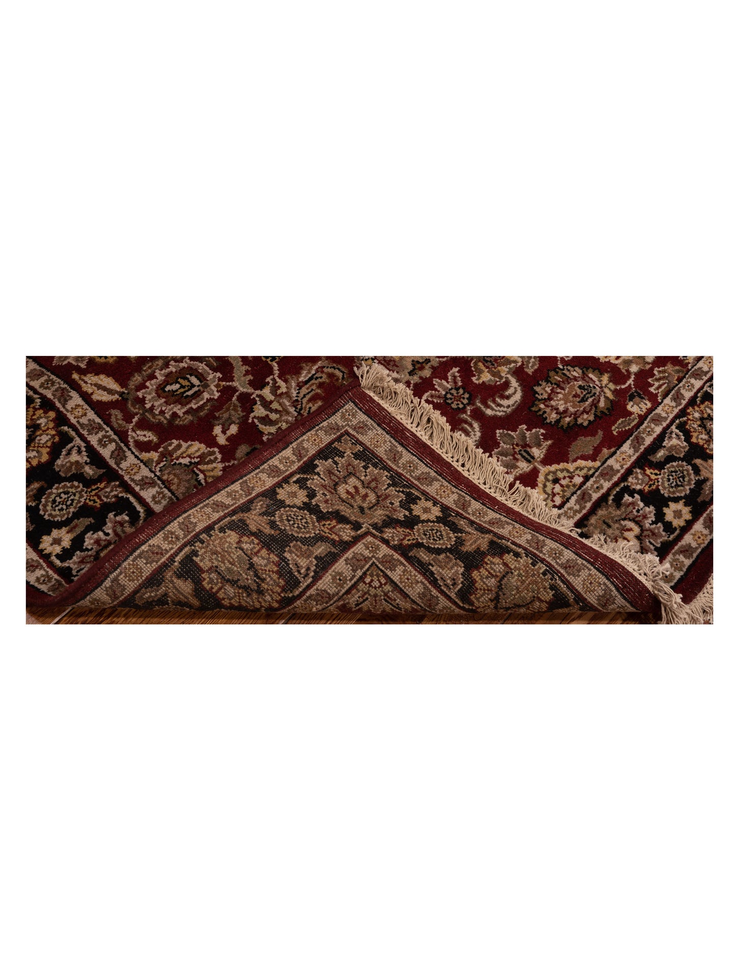 Royal 99017 Red Black 4.1x14.11 Hand Knotted Rug