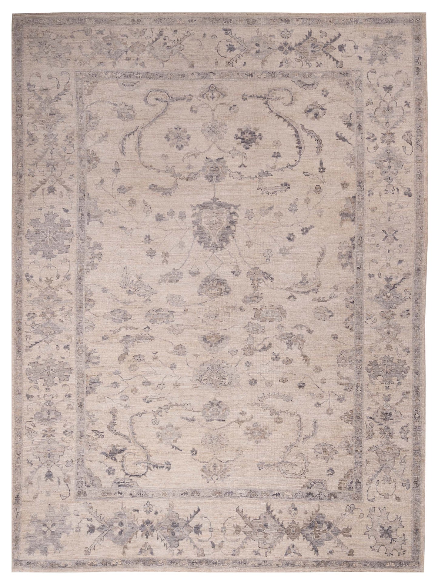 Anadol Angora Oushak  Ivory Ivory Traditional
