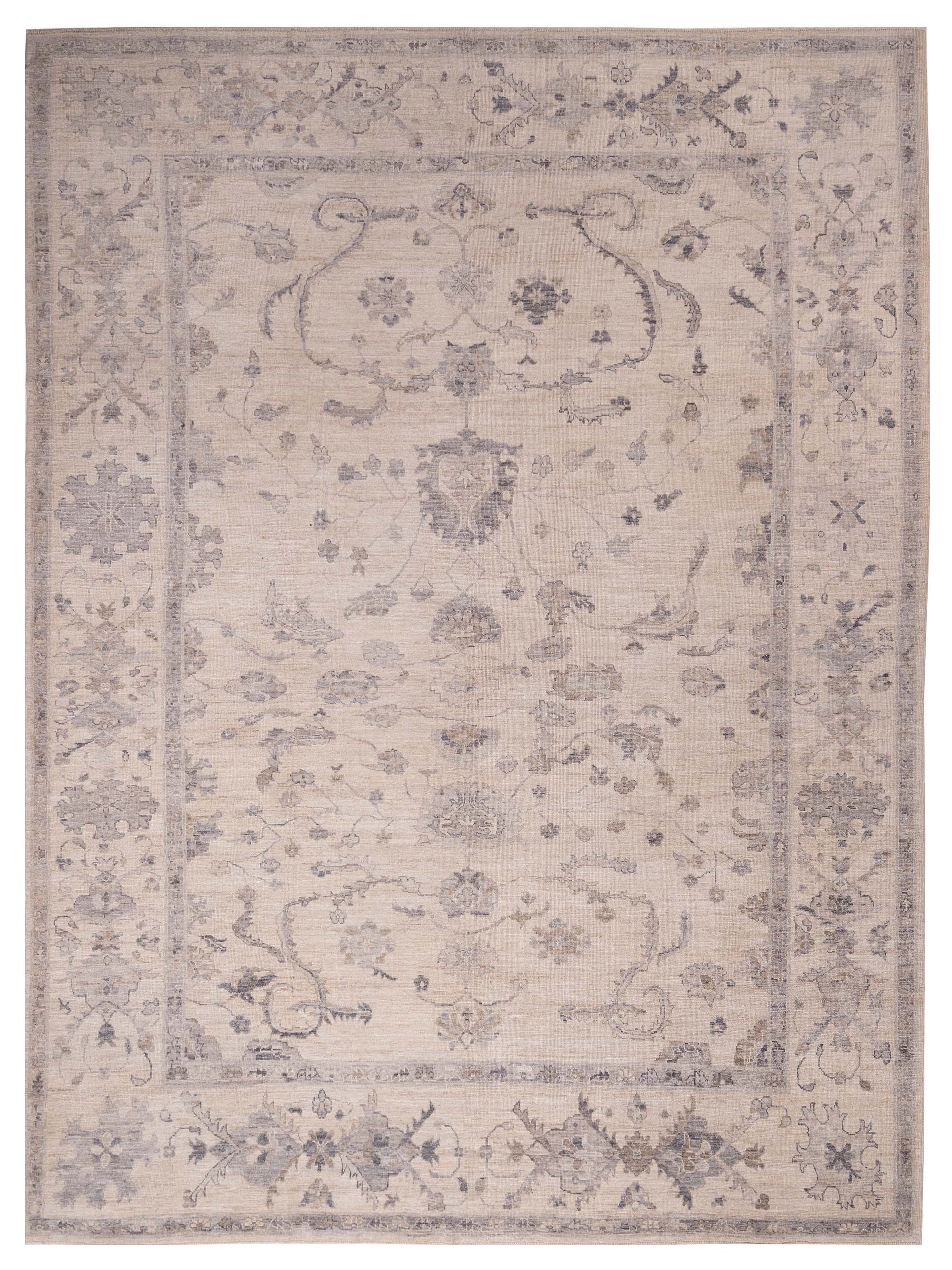 Anadol Angora Oushak  Ivory Ivory Traditional