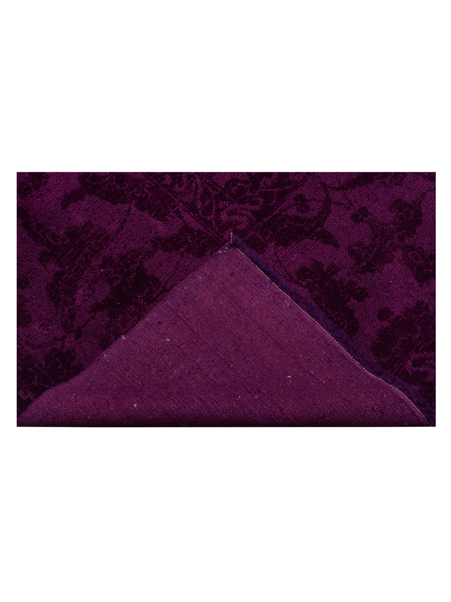 Color Bouquet 107874 Purple Purple 10.4x13.10 Hand Knotted Rug