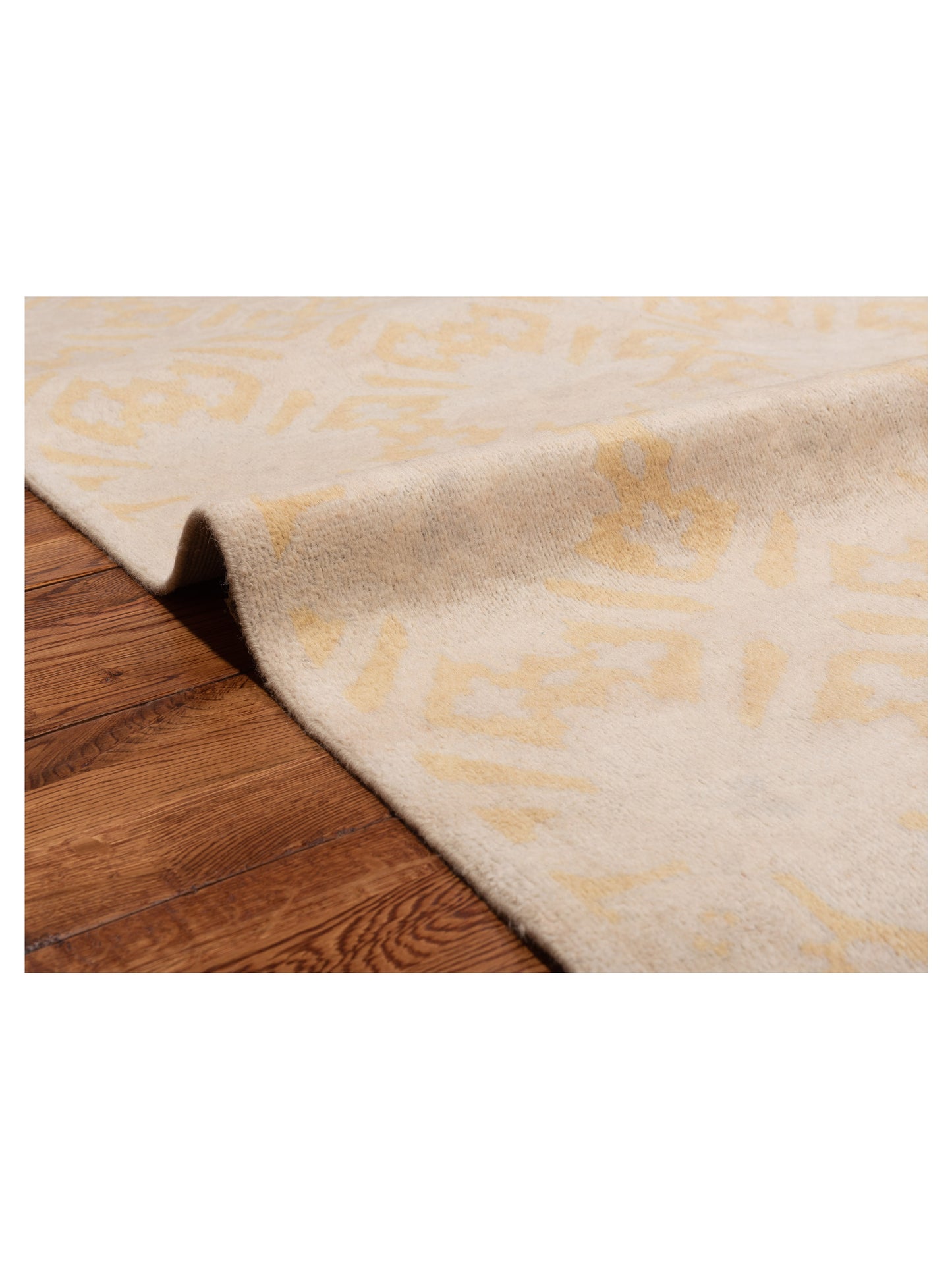 Evren 122220 Silver Gold 6.7x8.2 Hand Knotted Rug