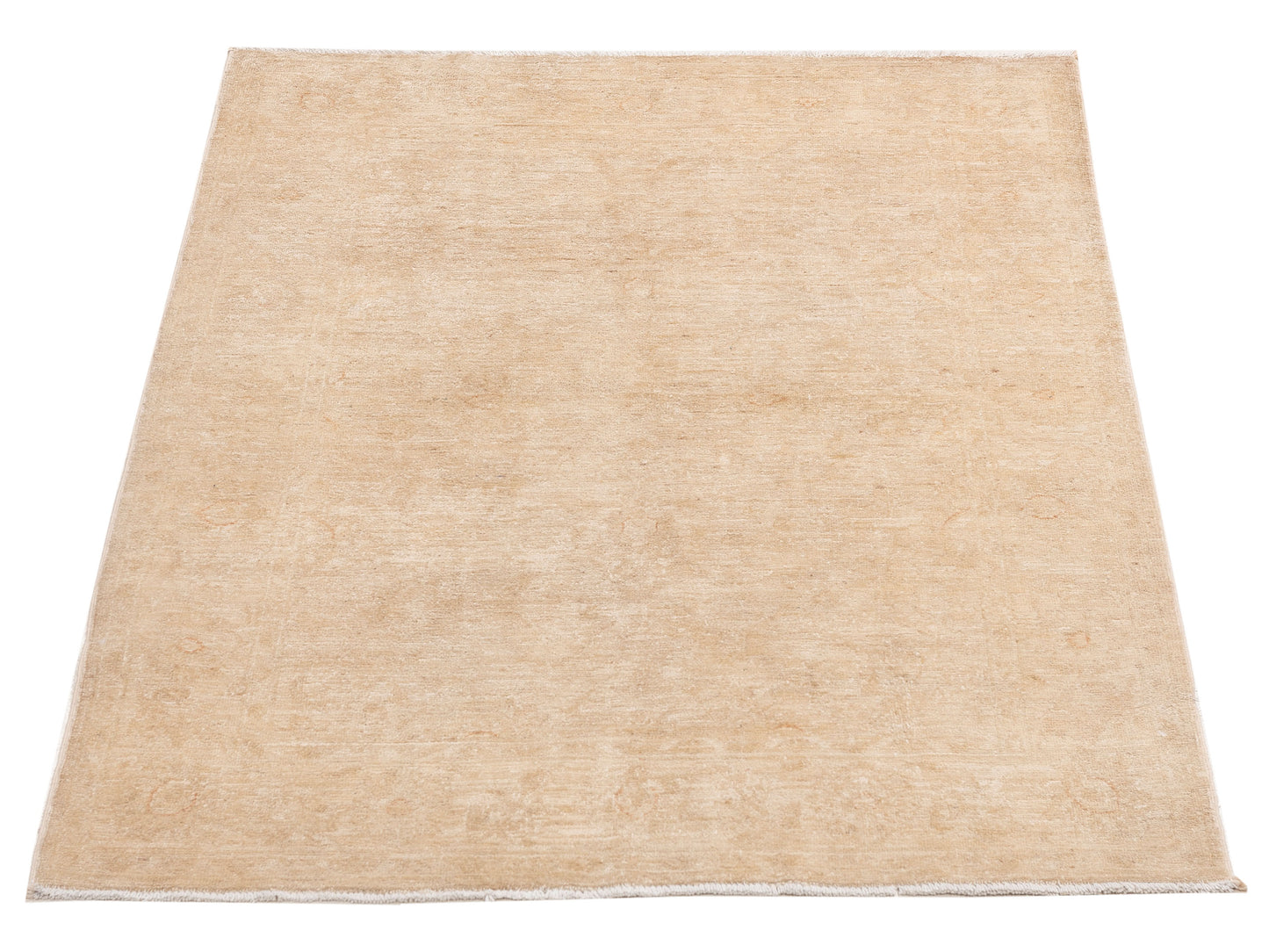Sultan 121726 Ivory Ivory 4x5.7 Hand Knotted Rug