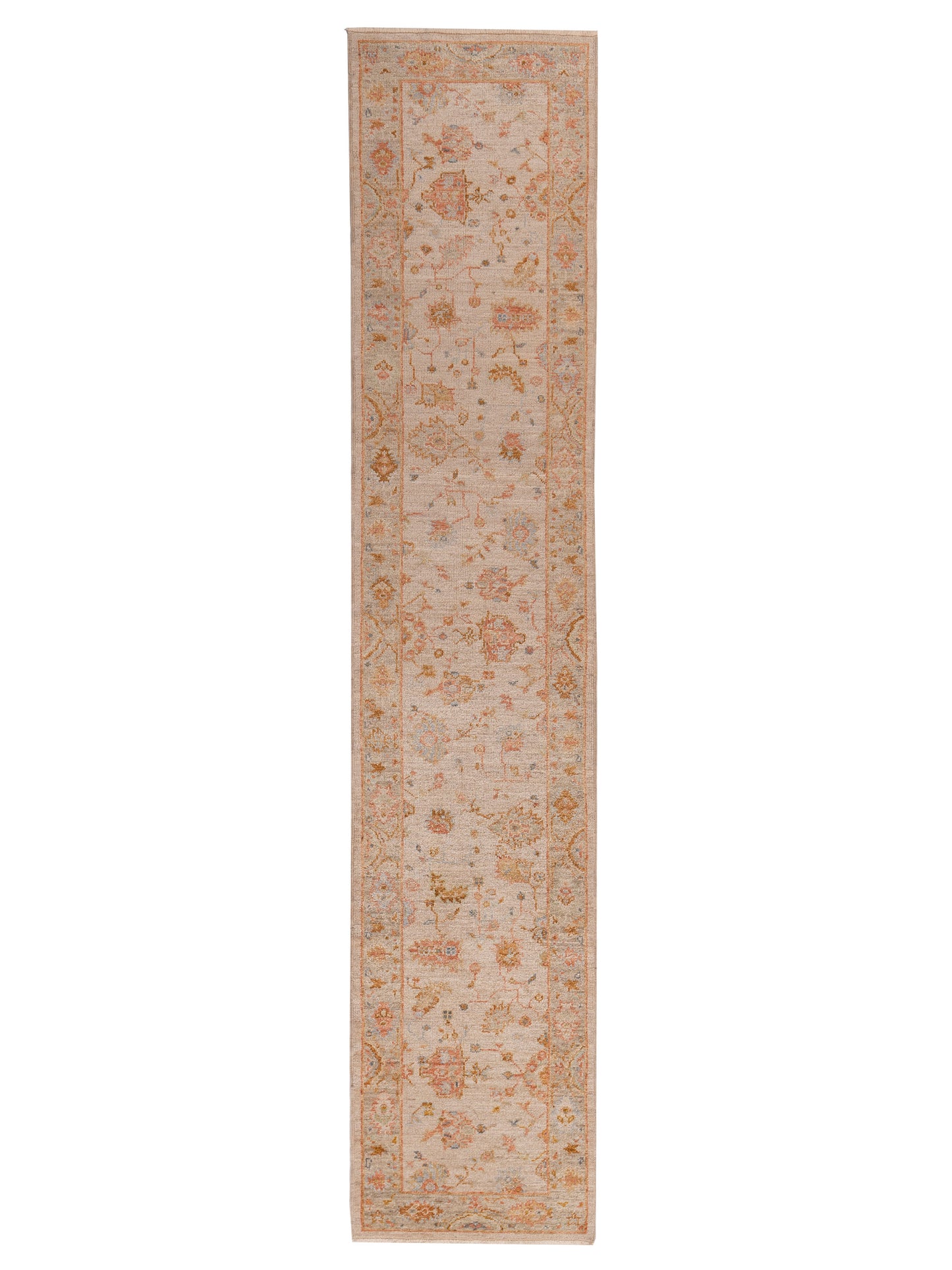 Anadol Angora Oushak  Ivory Silver Traditional