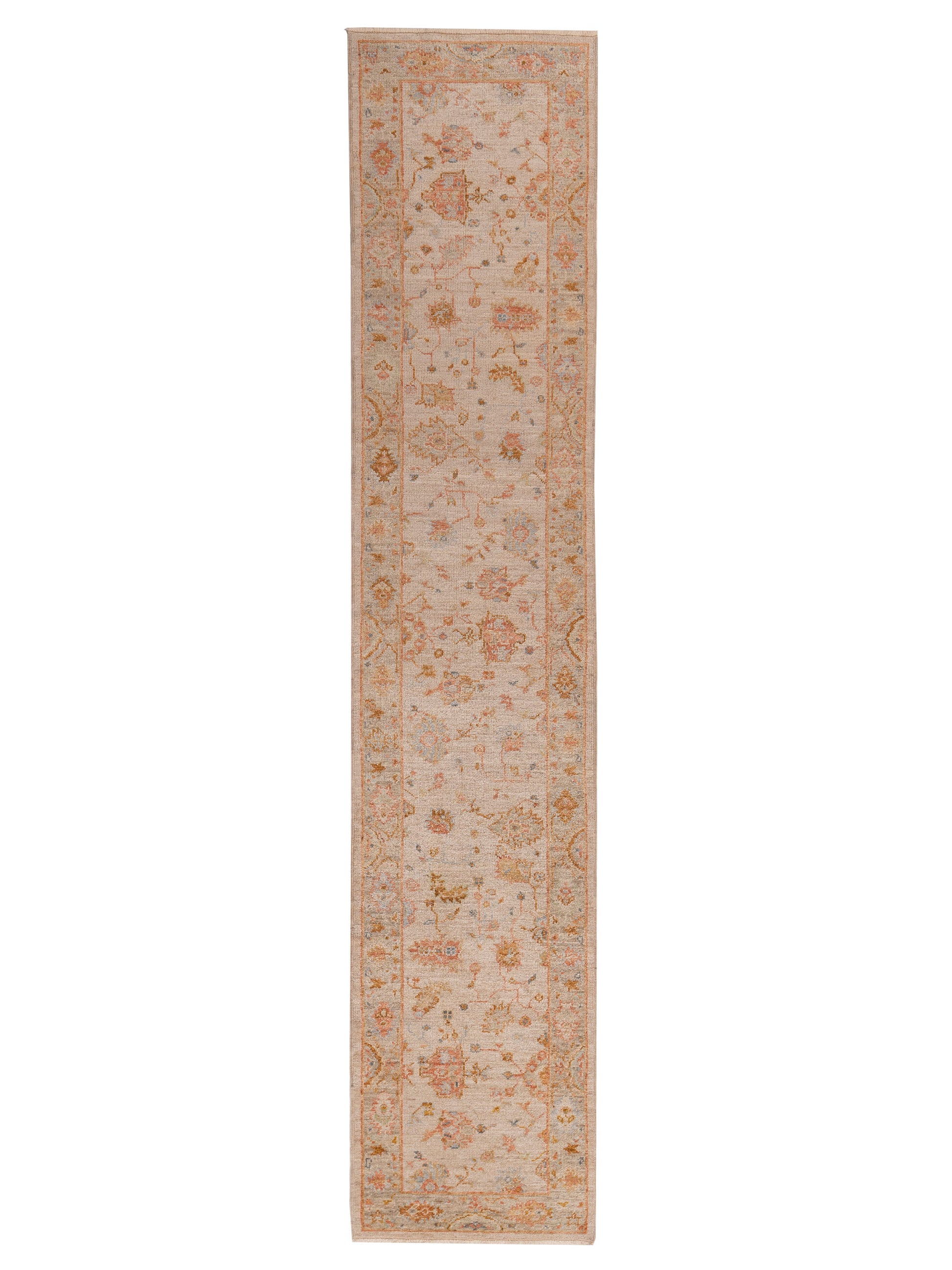 Anadol Angora Oushak  Ivory Silver Traditional