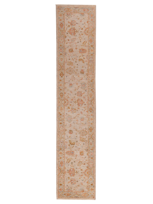 Anadol Angora Oushak  Ivory Silver Traditional