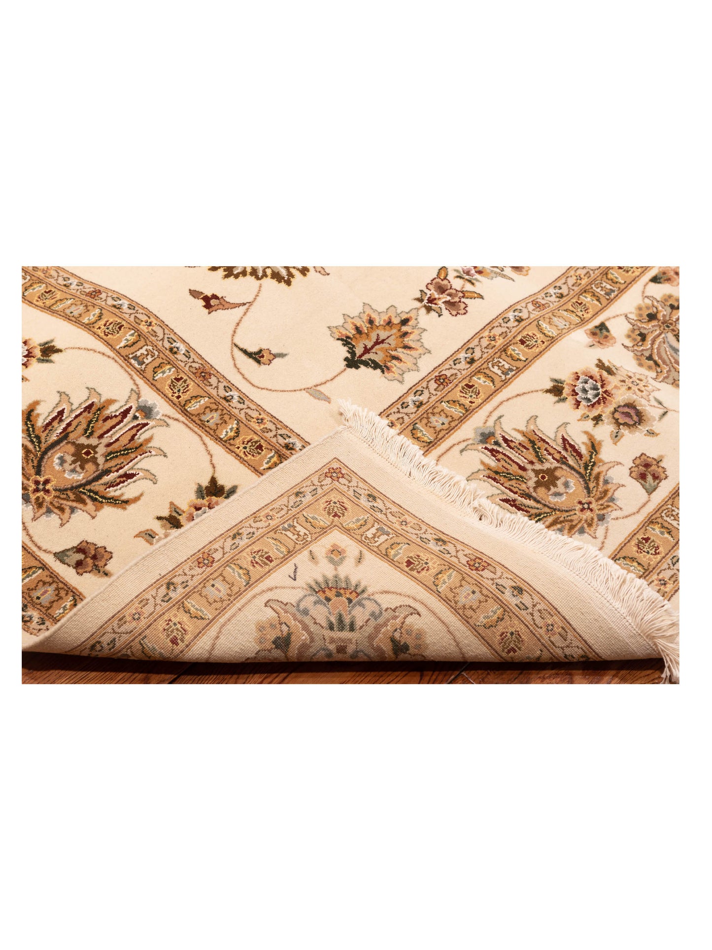 Magnolia 110540 Ivory Ivory 8.8x11.10 Hand Knotted Rug
