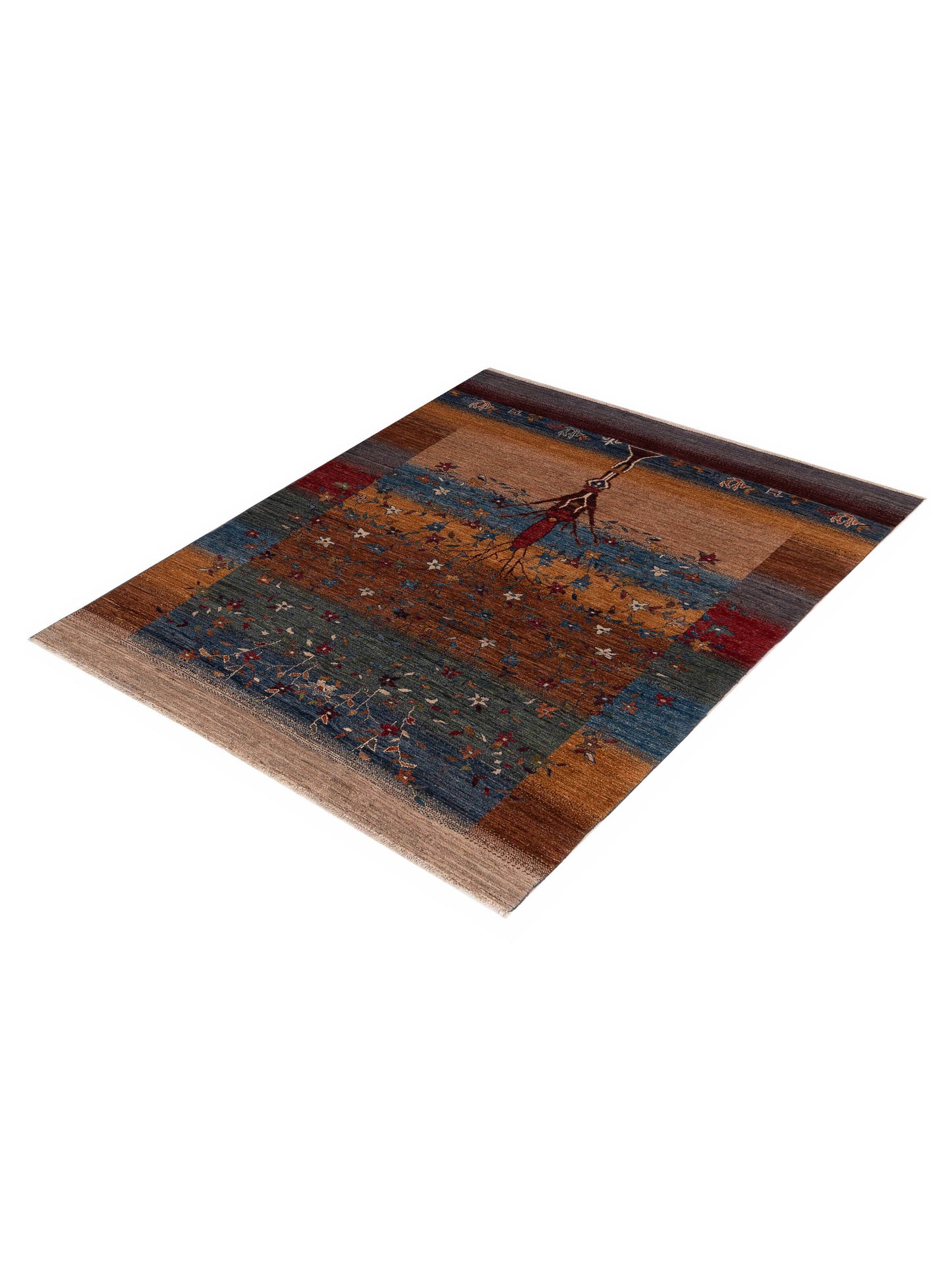 Khorjin 154786 Multi Multi 5x6.10 Hand Knotted Rug