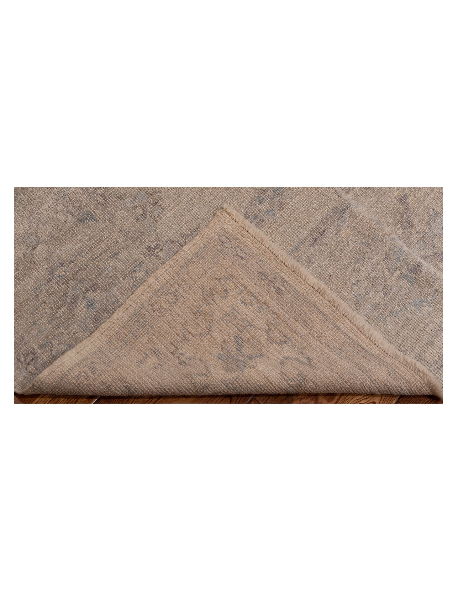 Angora Oushak 150764 Silver Gray 7.7x8.9 Hand Knotted Rug