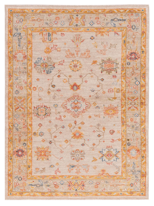 Anadol Angora Oushak  Beige Brown Traditional