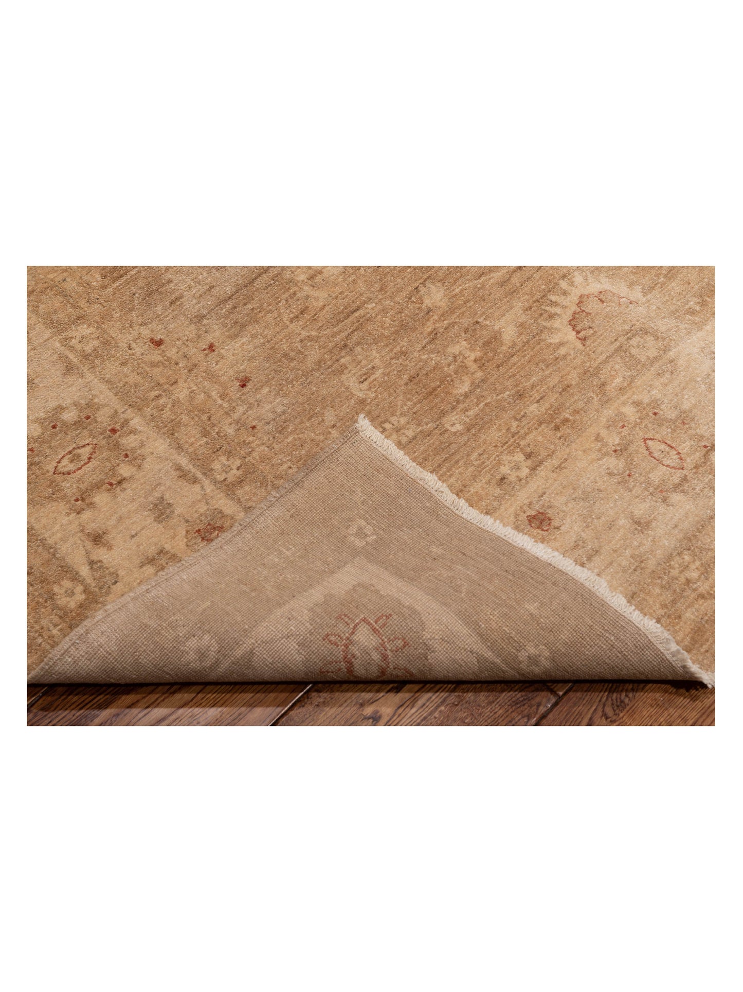 Sultan 104290 Brown Ivory 8.1x9.7 Hand Knotted Rug