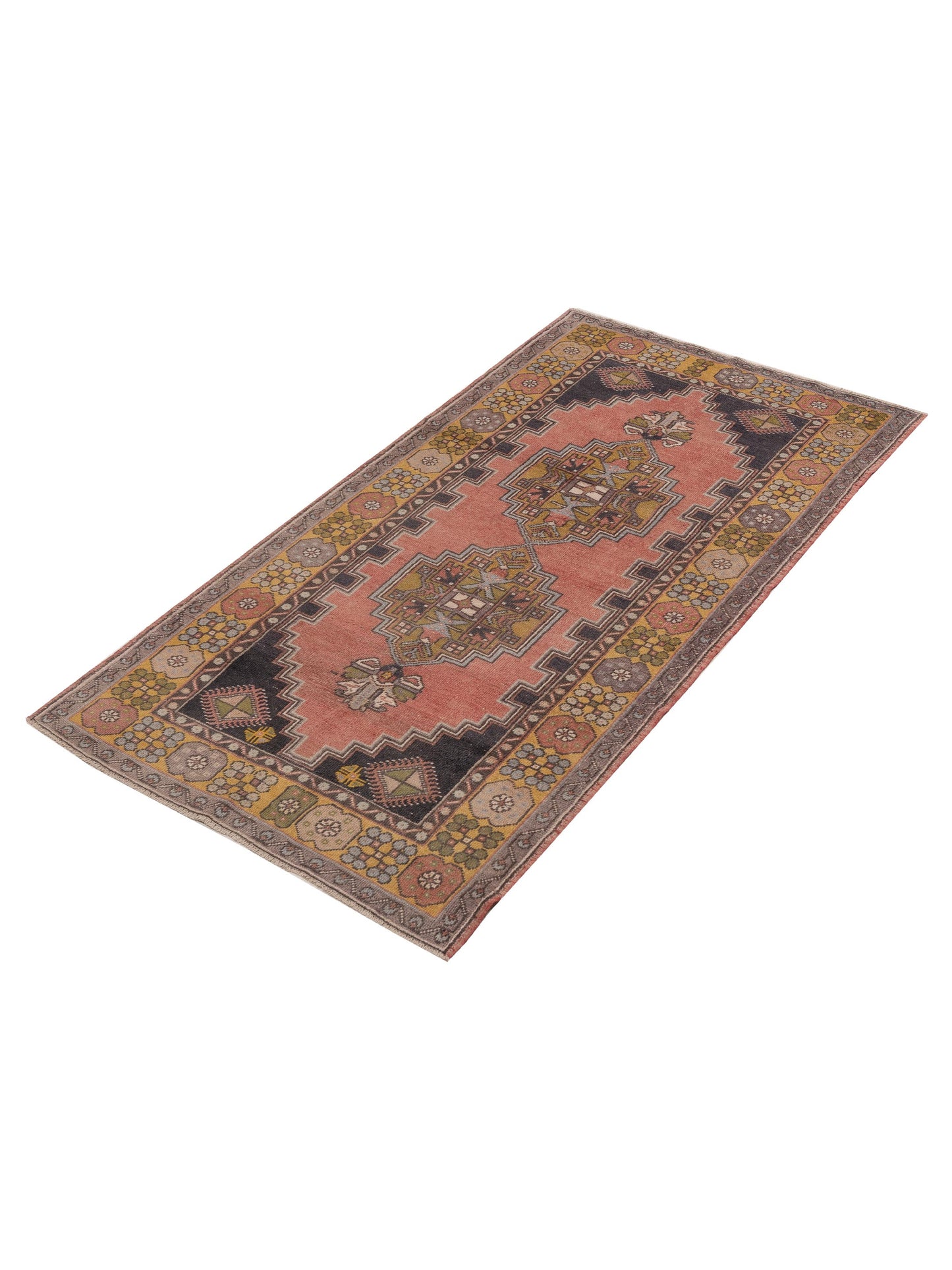 Old Anatolian 154154 Rust Gold 4x7.5 Hand Knotted Rug