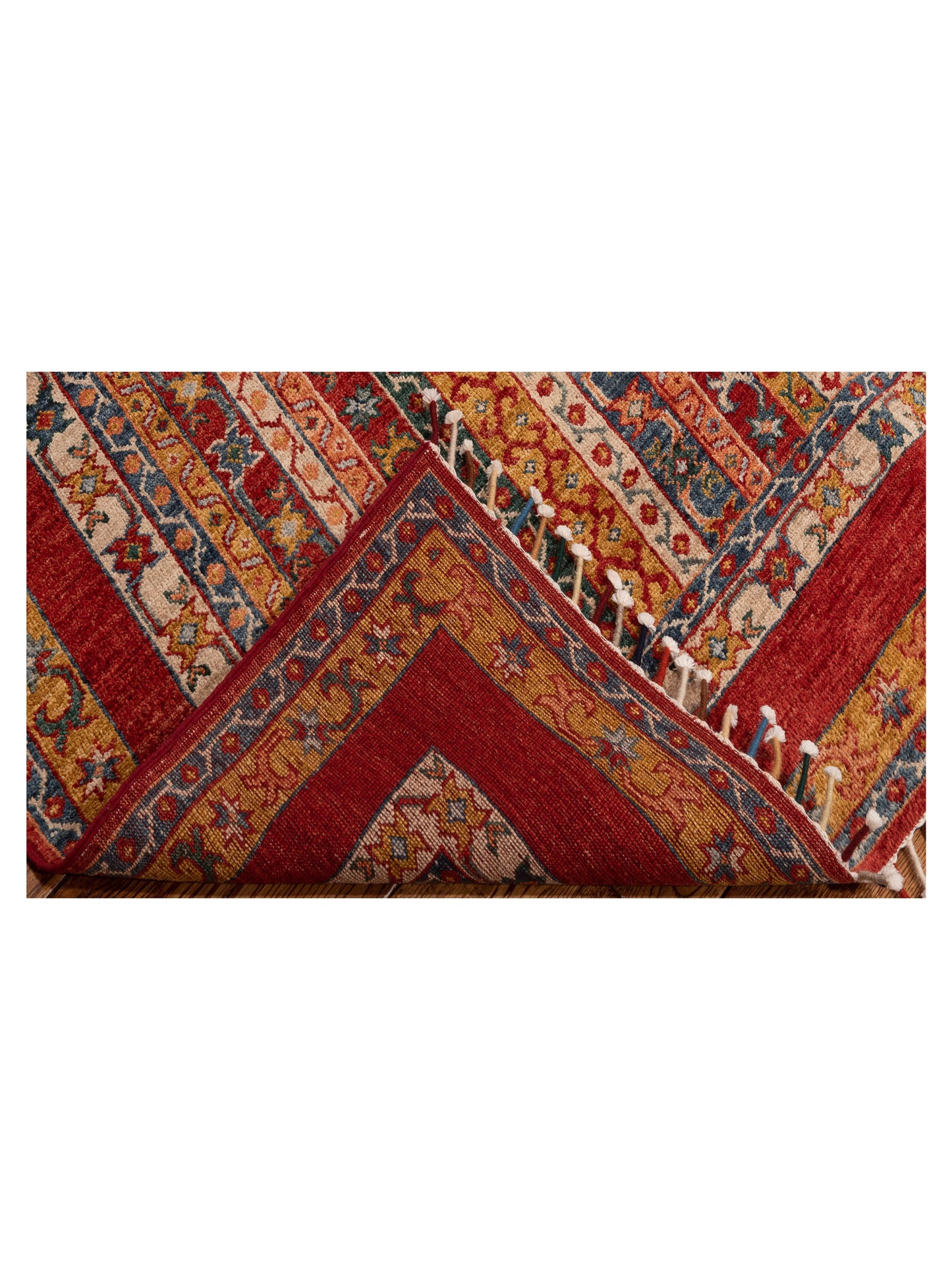Shawl 148894 Multi Multi 4.1x5.10 Hand Knotted Rug