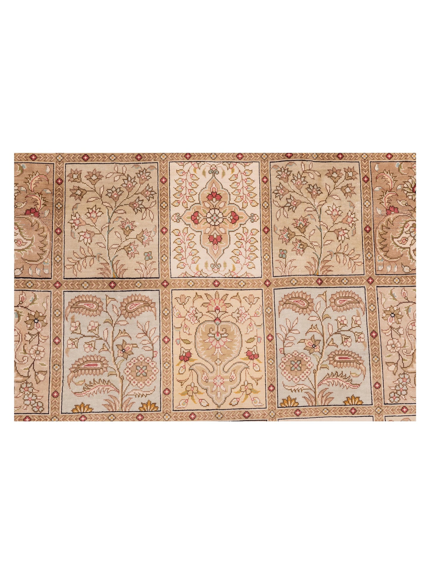 Pure Silk 114462 Multi 4.10x8 Hand Knotted Rug