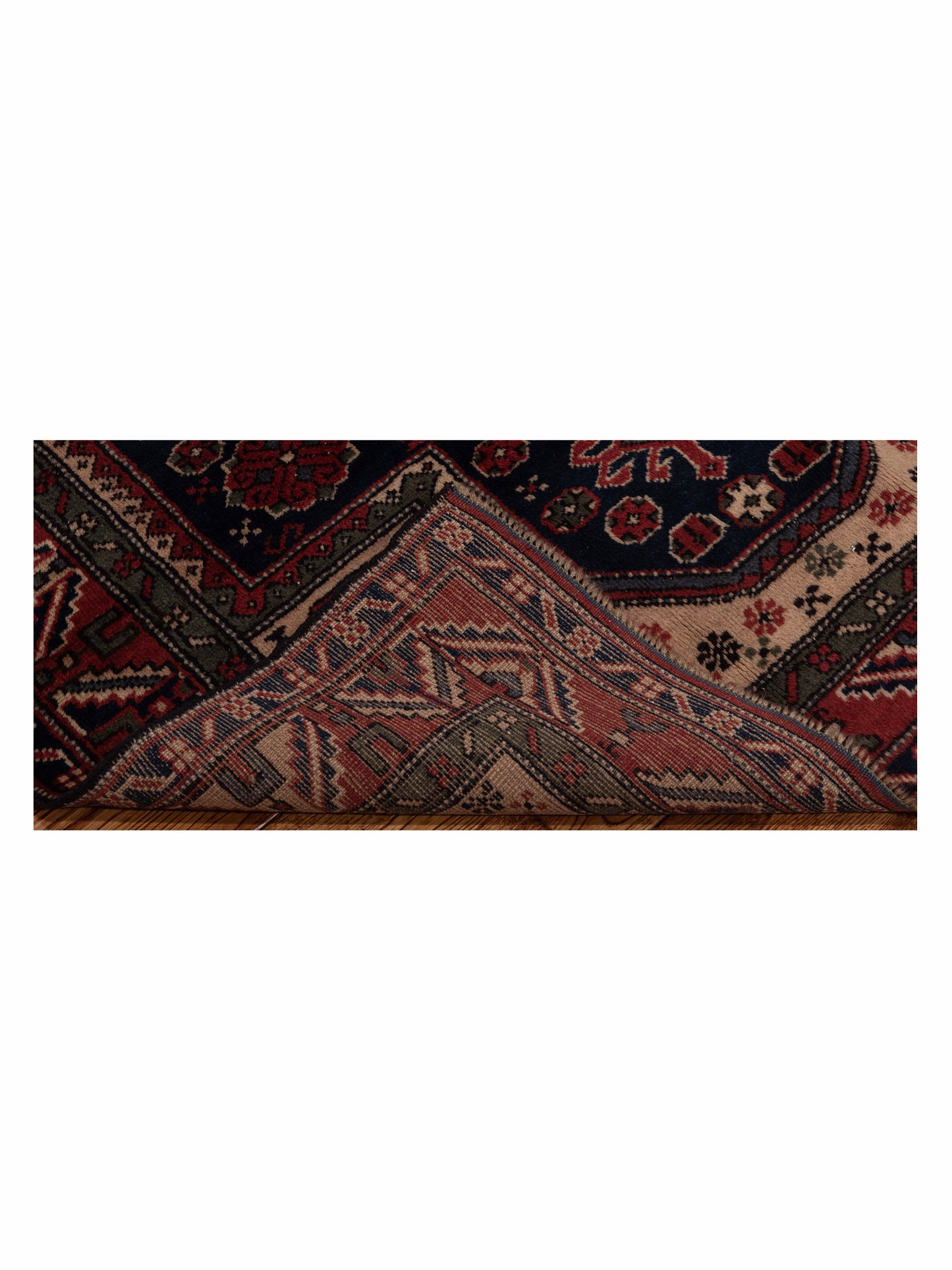 Persian 148492 Navy Rust 4.1x7.2 Hand Knotted Rug