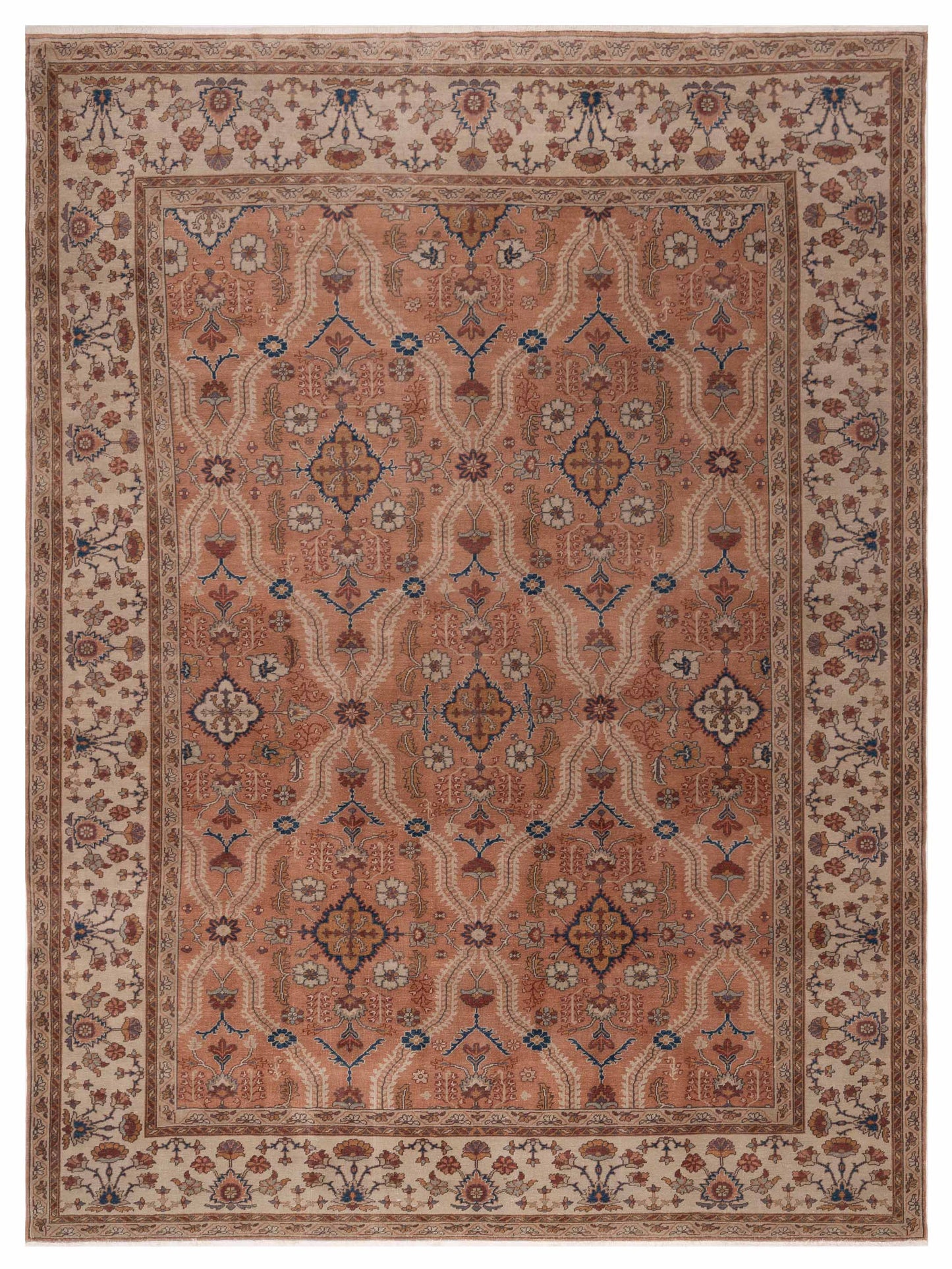Pasha Turkish Elvan  Copper Ivory Traditional