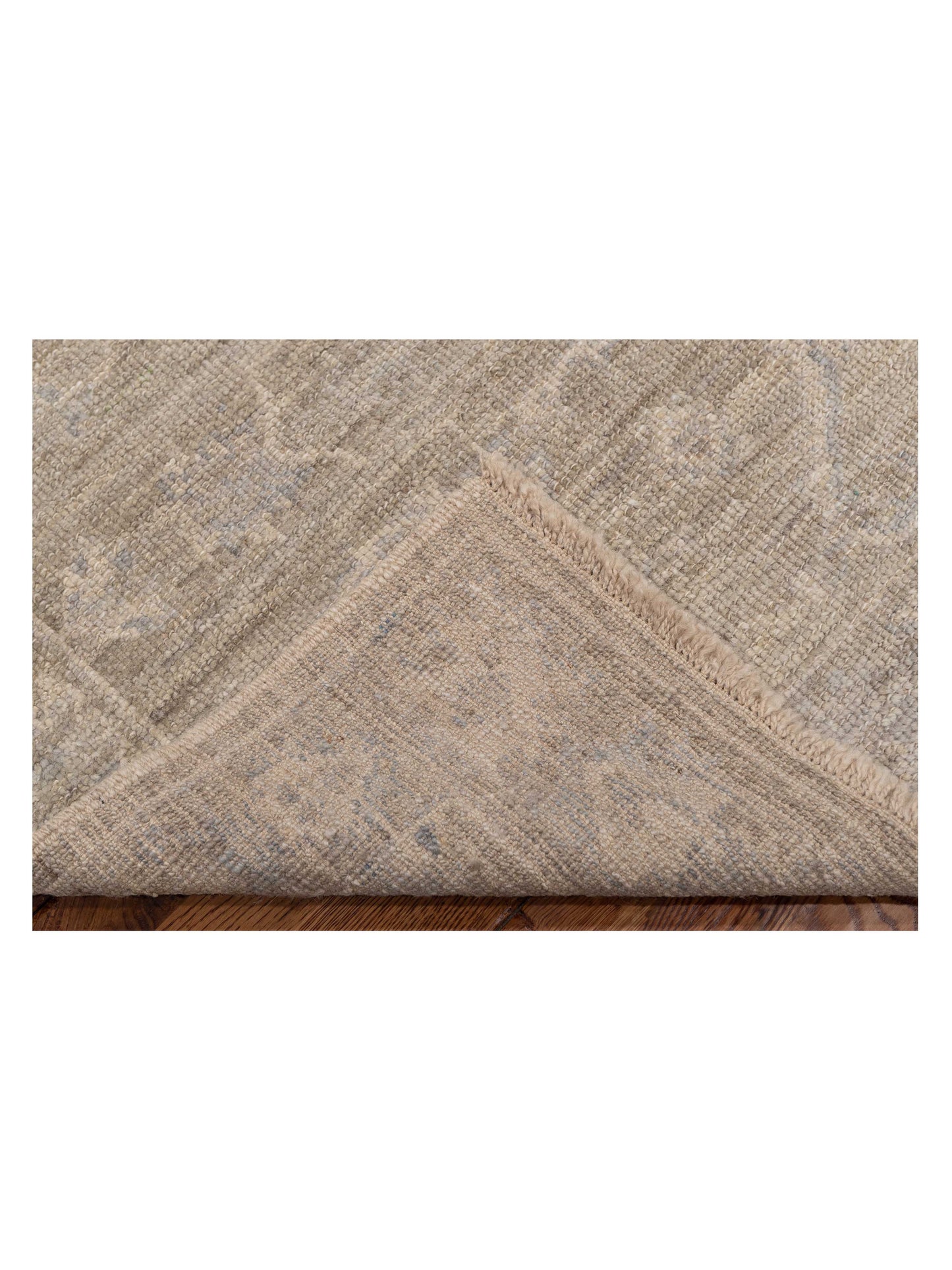 Angora Oushak 146958 Gray Gray 2.9x6.9 Hand Knotted Rug