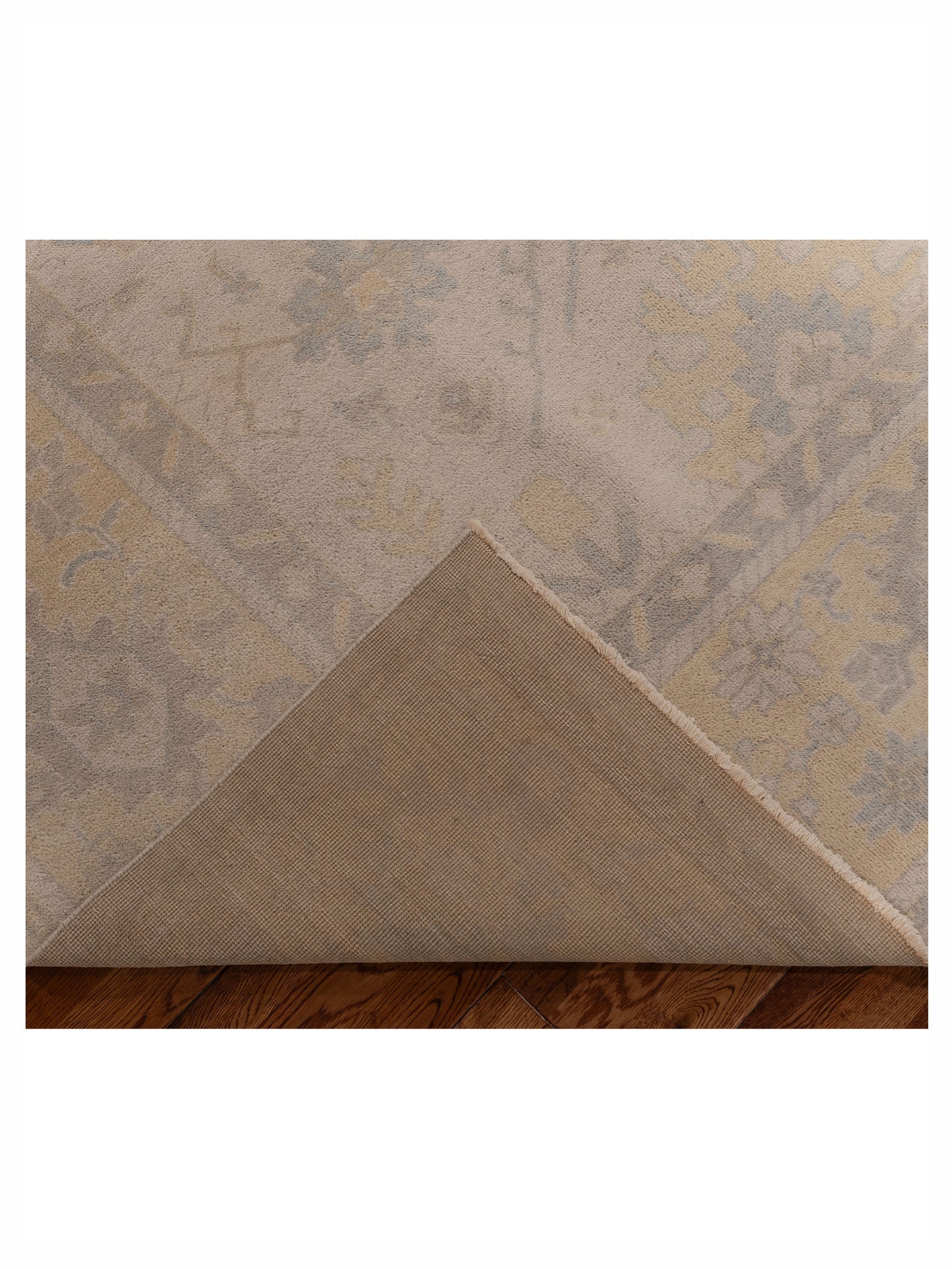 Evren 123473 Silver Gold 9.11x14 Hand Knotted Rug